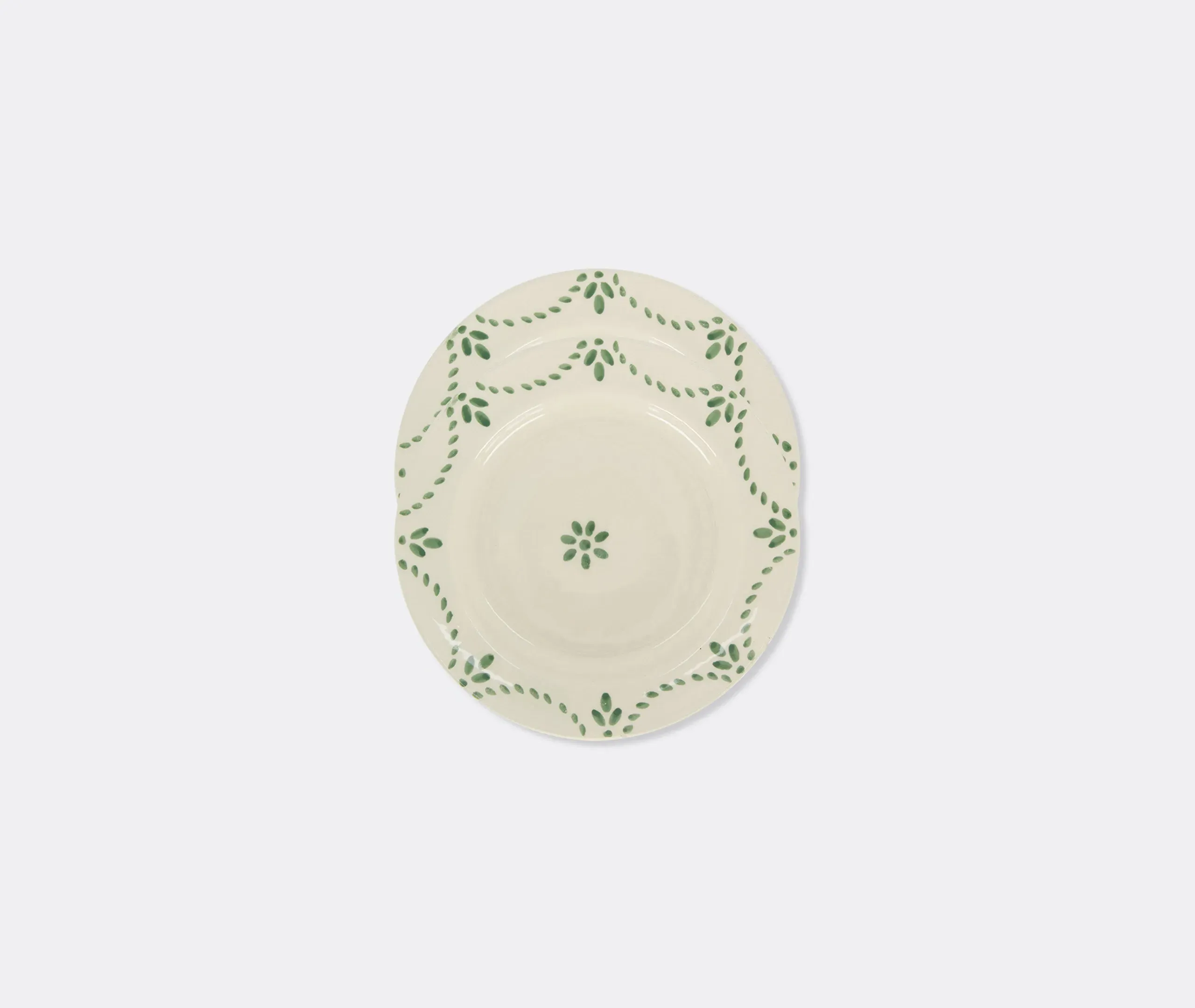 Viana Dessert Plate Set of Two - Green, Stoneware product
