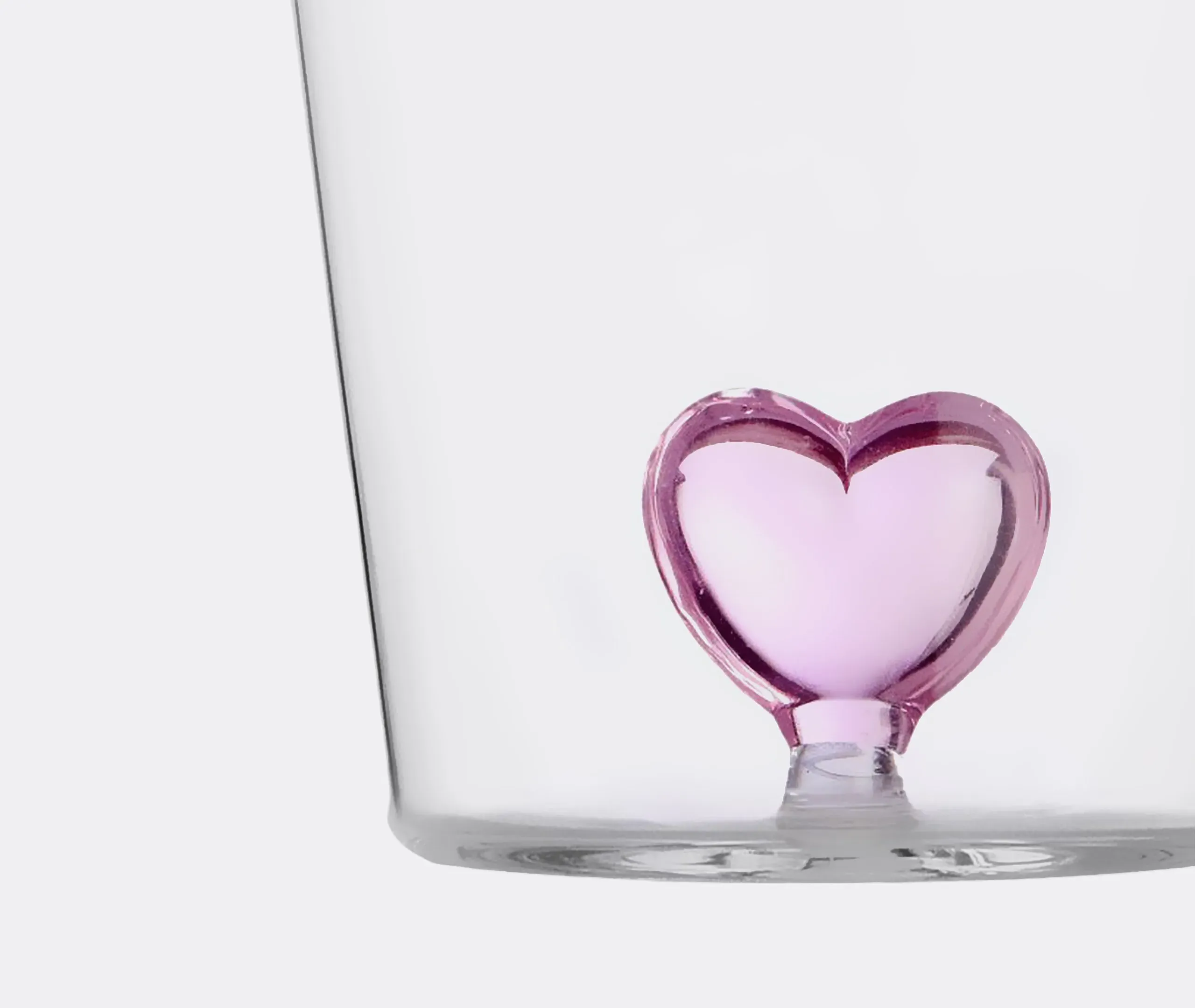 4-Piece Tumbler Set with Heart Design - Multicolor