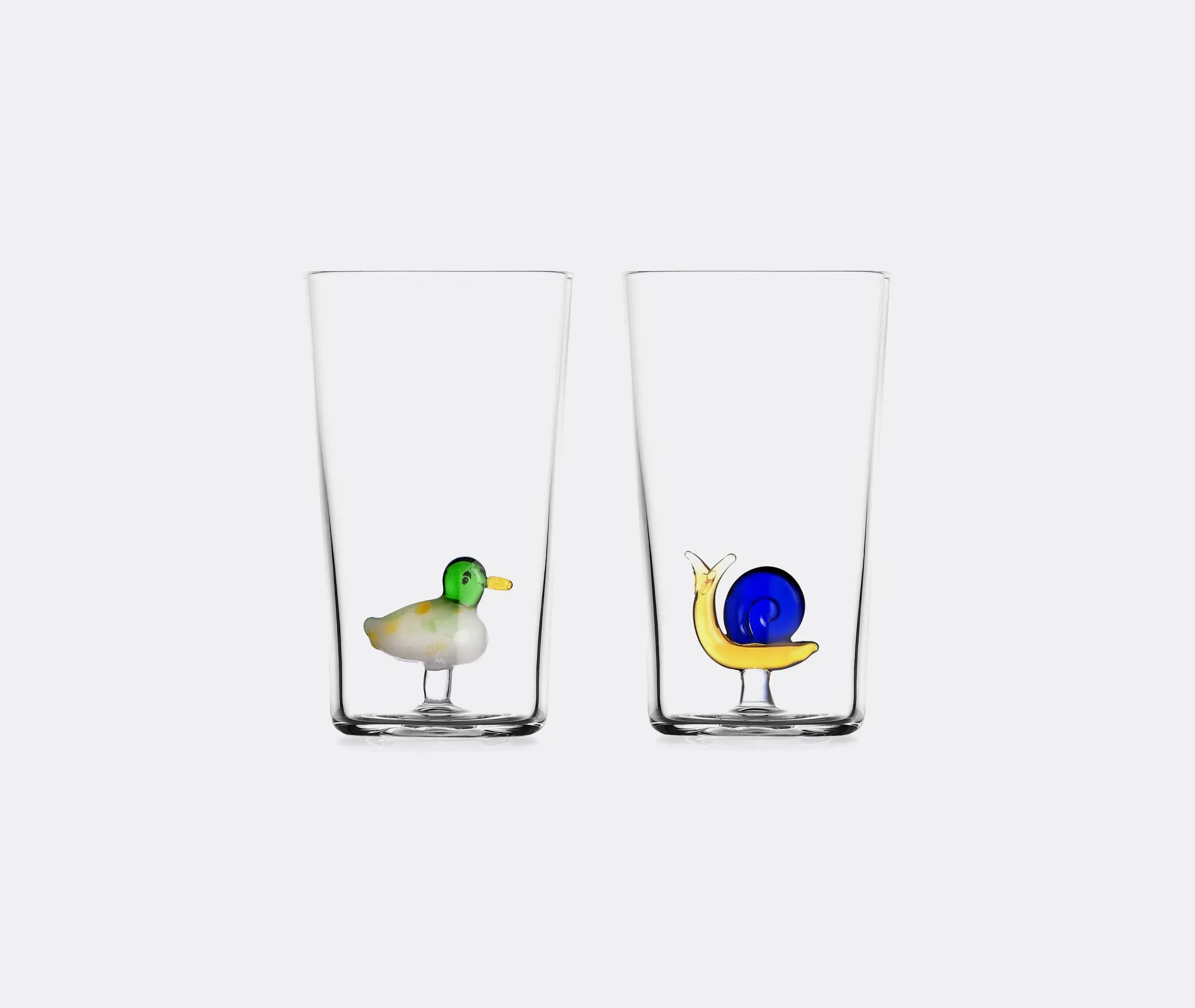 6-Piece Animal Farm Glass Set - Multicolor Glass