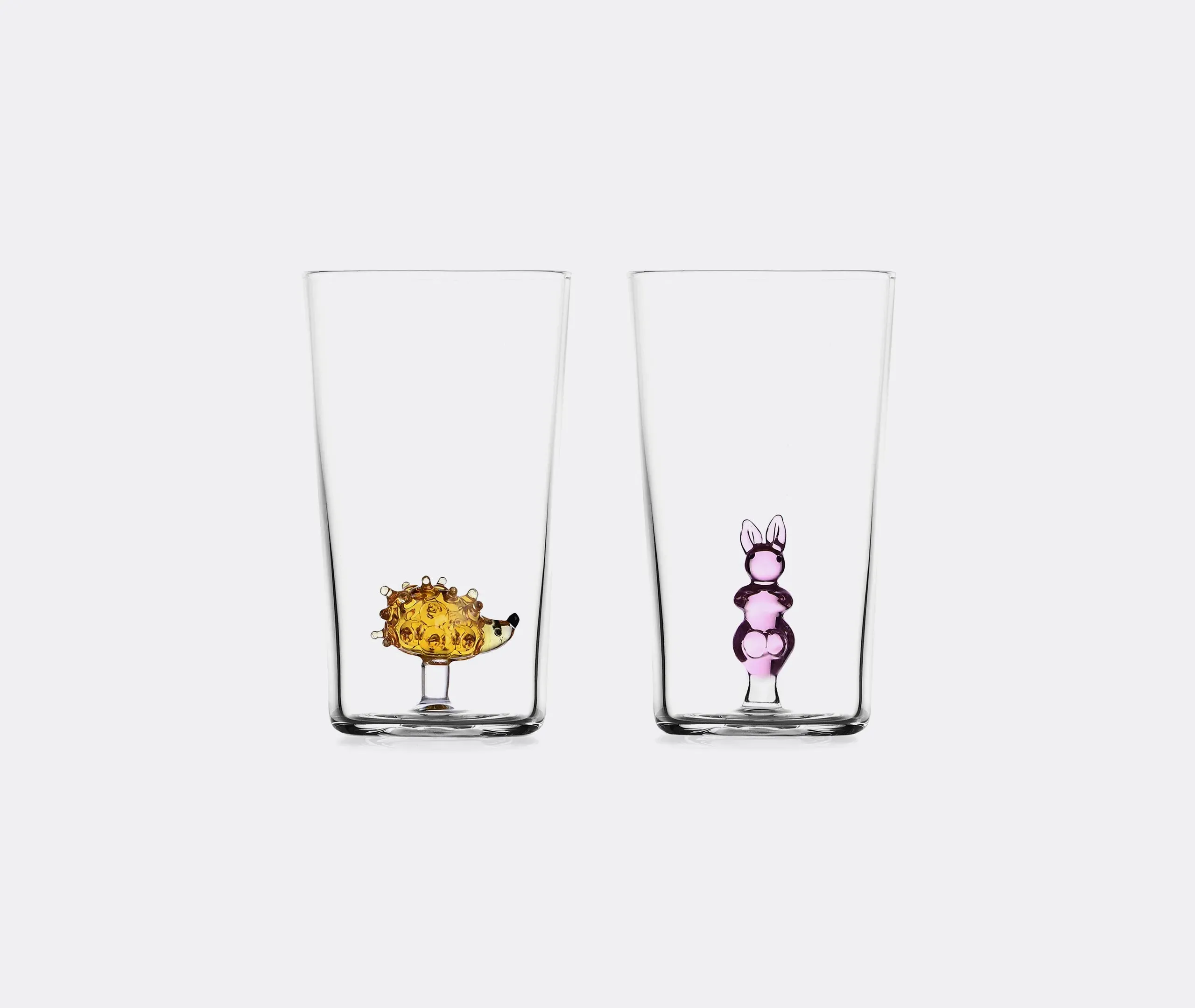 6-Piece Animal Farm Glass Set - Multicolor Glass