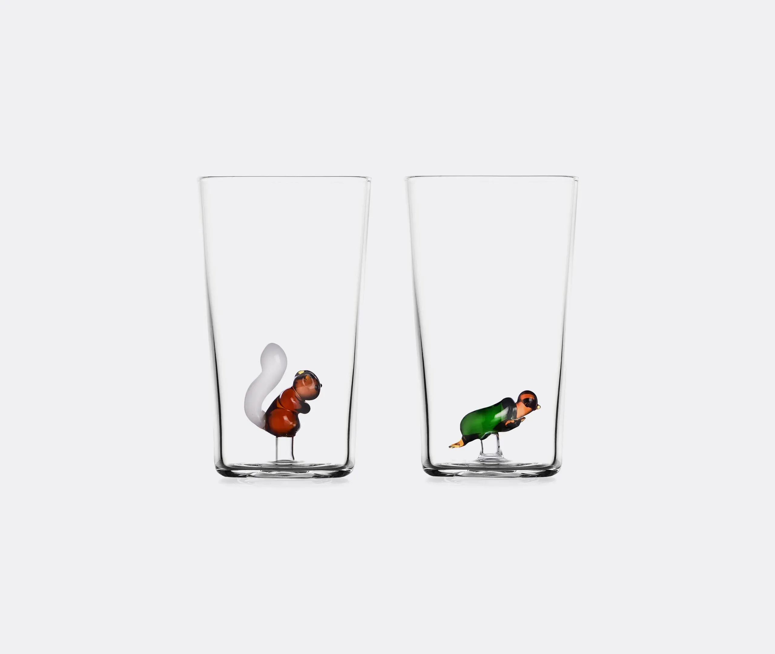 6-Piece Animal Farm Glass Set - Multicolor Glass