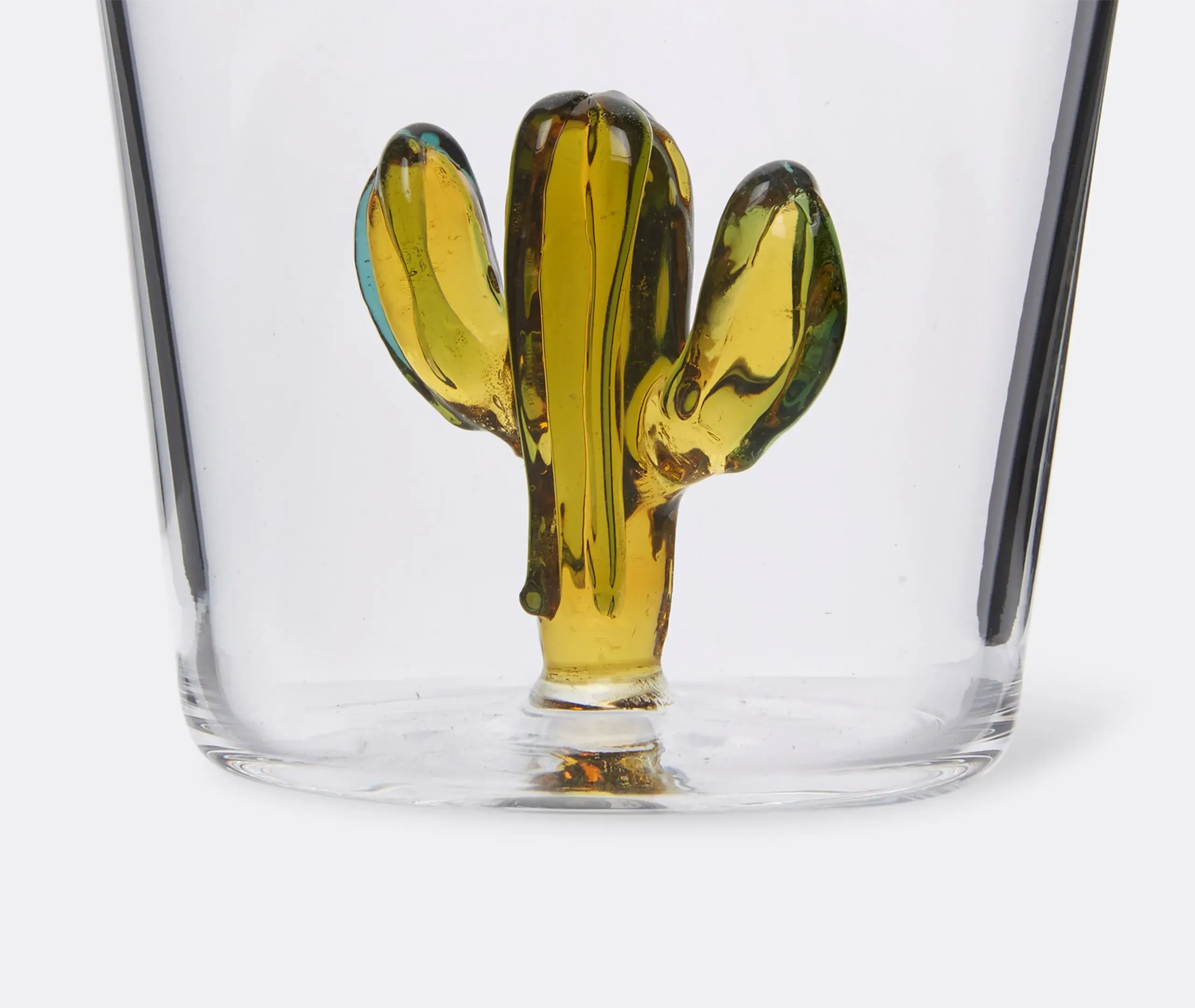 6-Piece Cactus Tumbler Set - Multicolor Glass