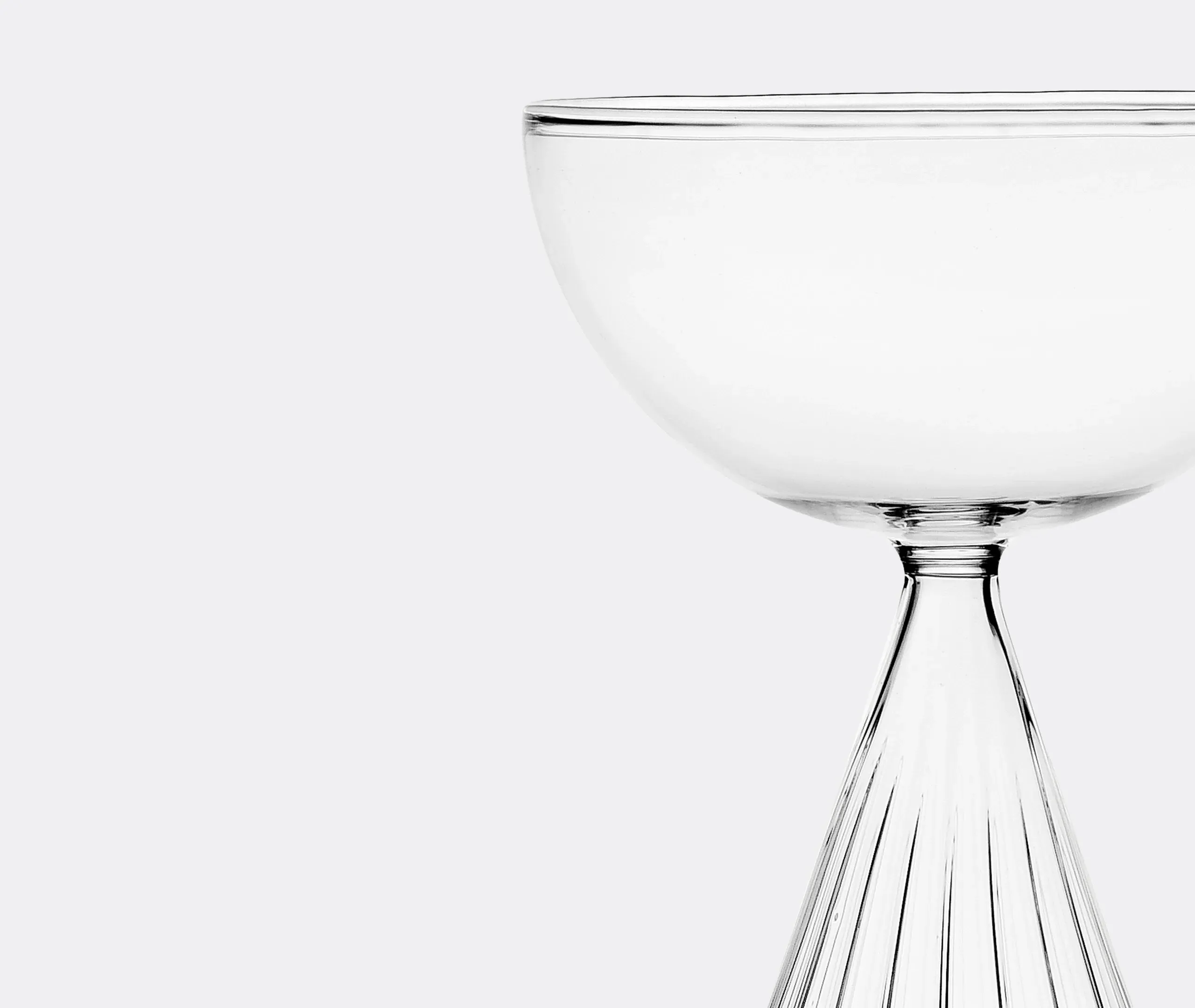 6-Piece Champagne Glass Set - Clear, Borosilicate
