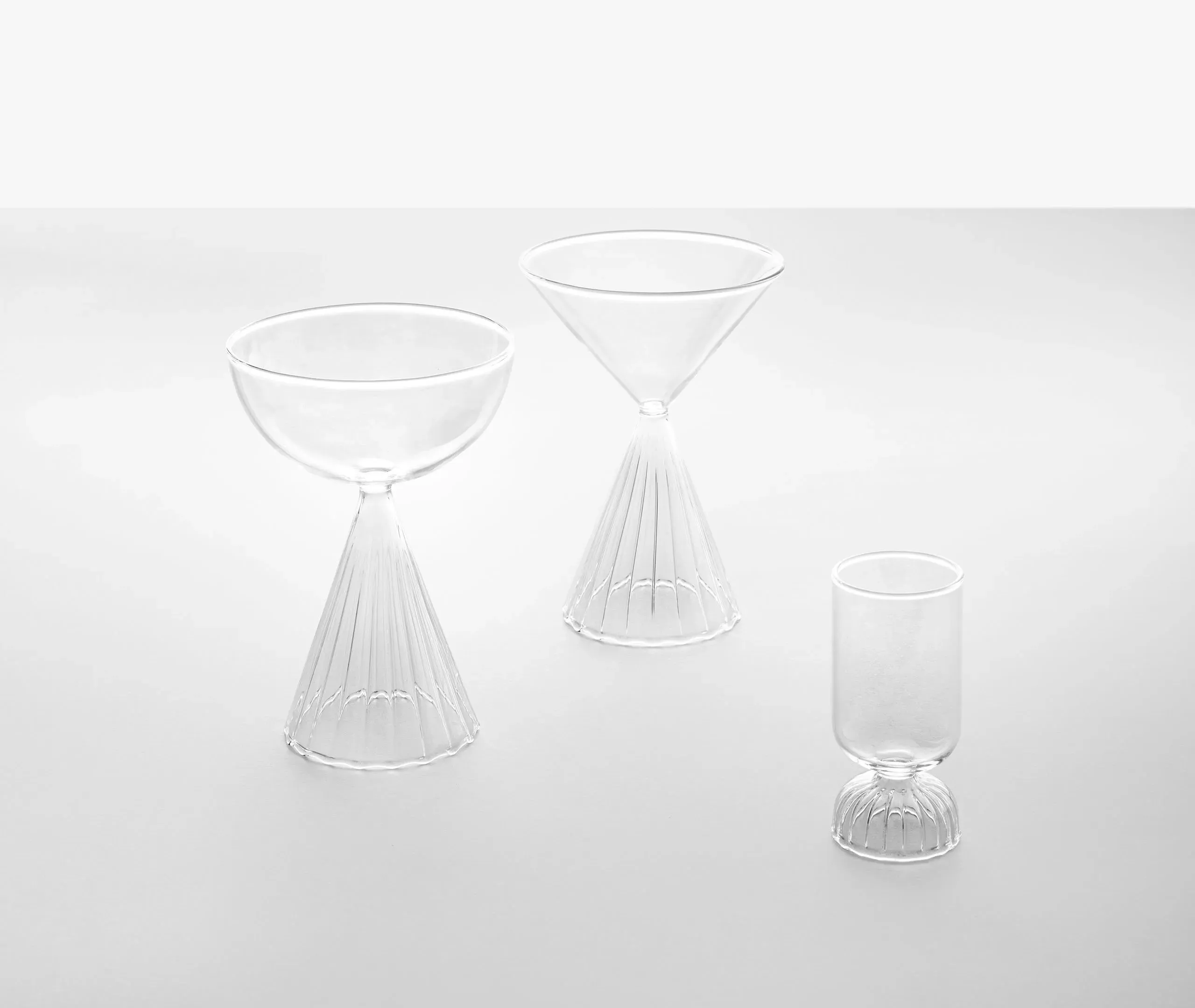 6-Piece Champagne Glass Set - Clear, Borosilicate