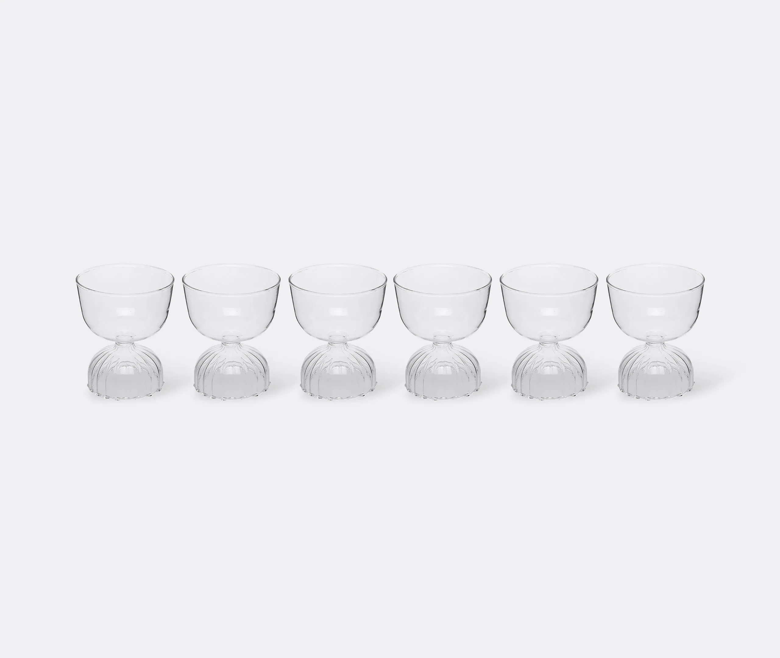 6-Piece Clear Bowl Set - Clear, Borosilicate