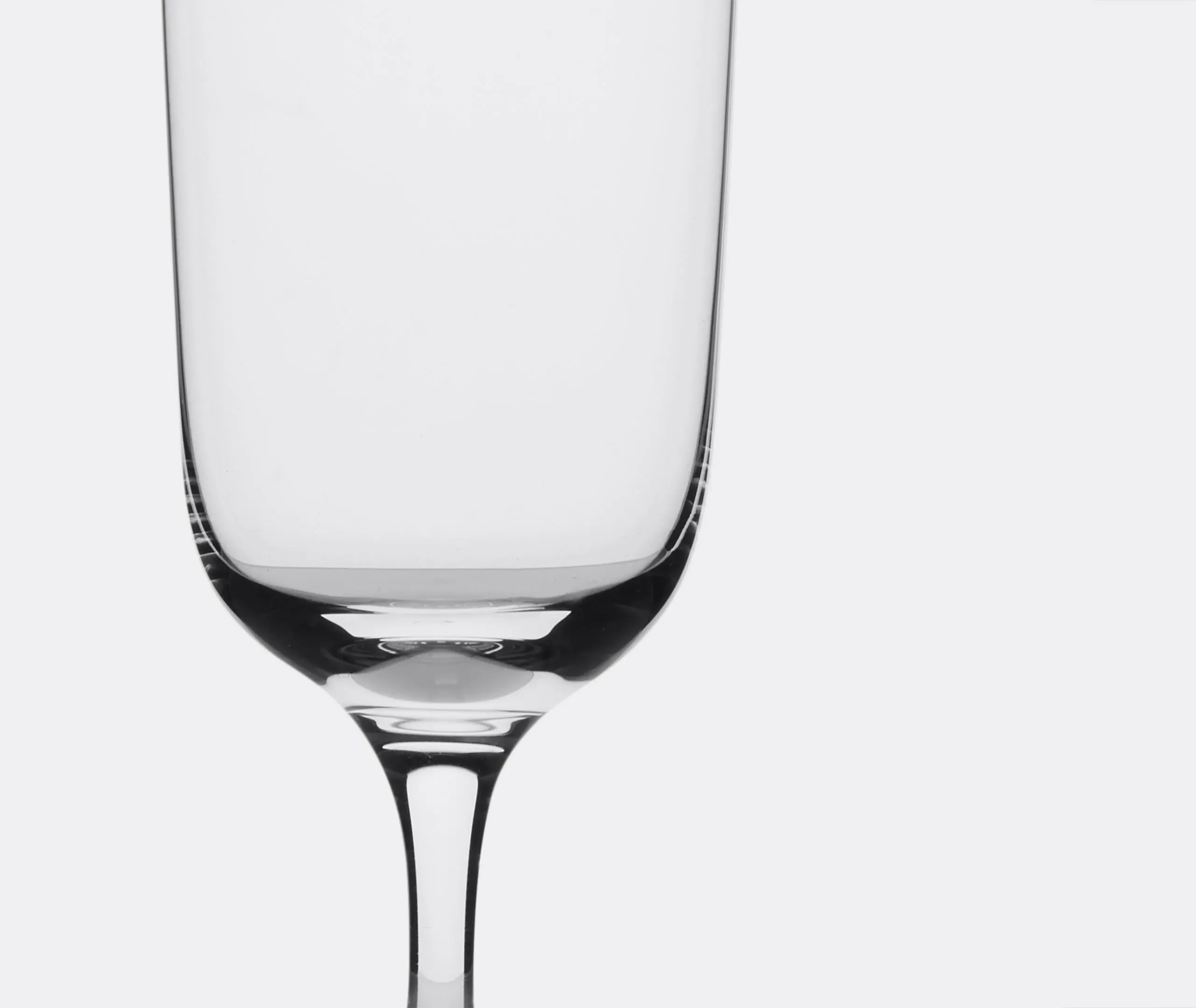 6-Piece Flute Glass Set - Clear, Crystal