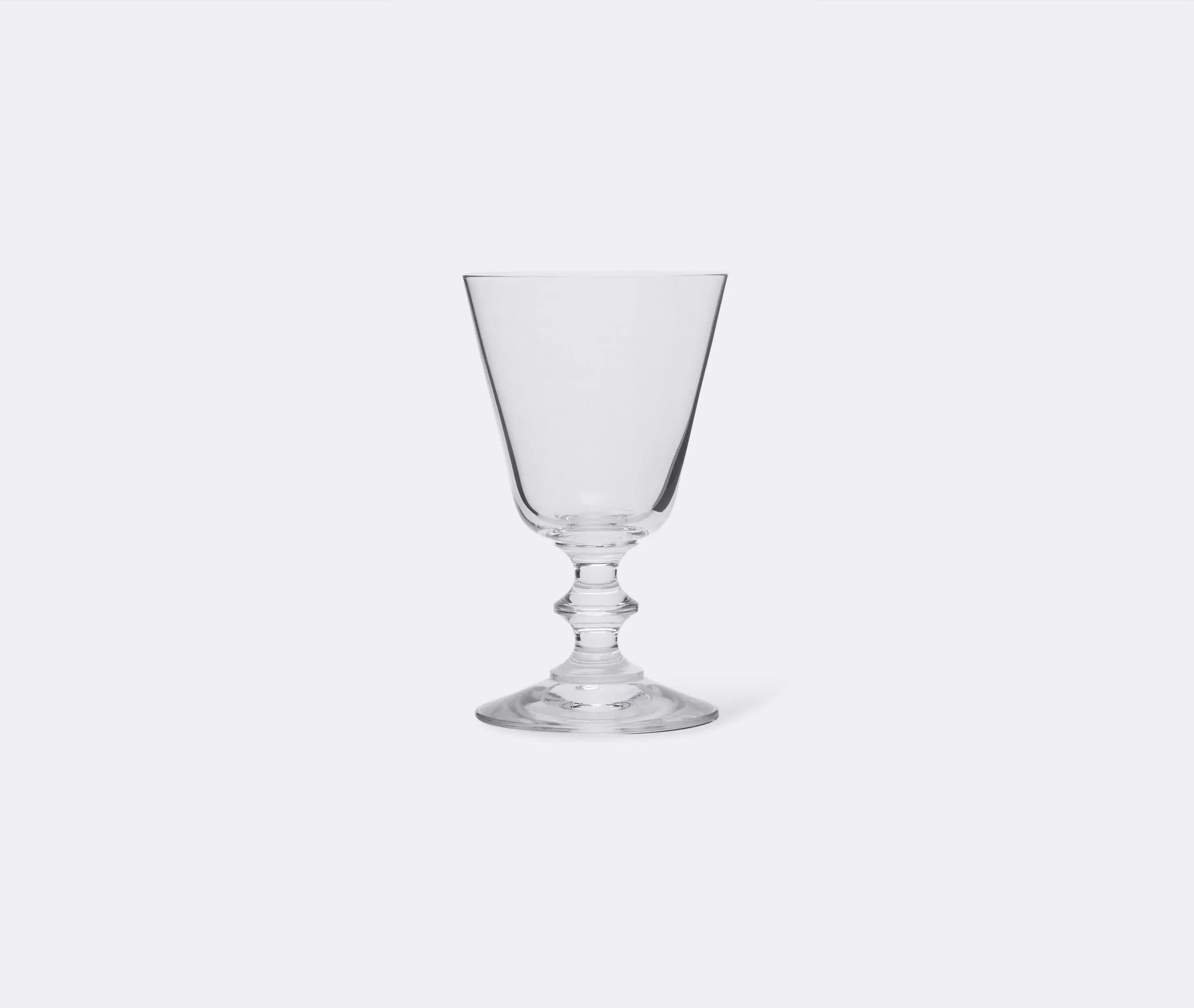 6-Piece Stemmed Water Glass Set - Clear Glass image