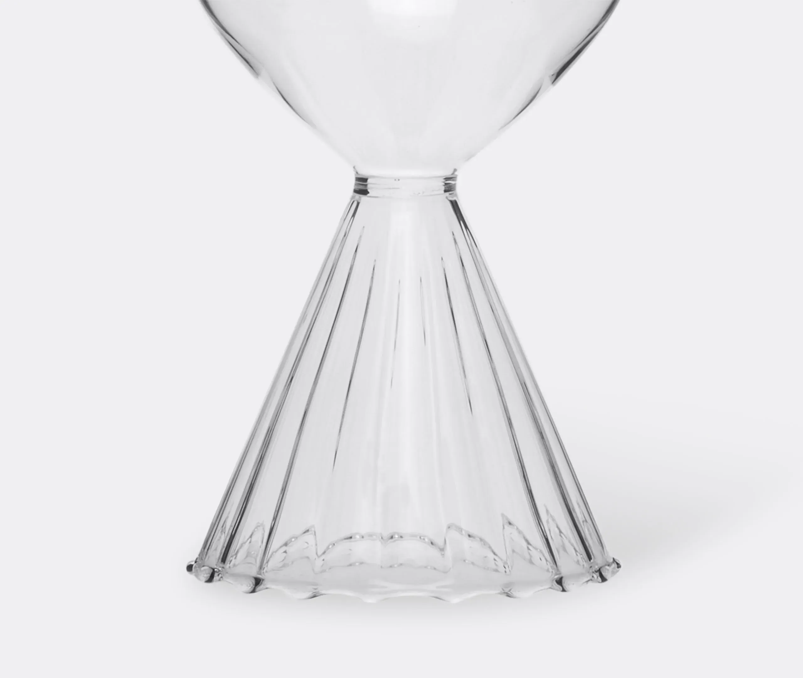 6-Piece White Wine Glass Set - Clear, Borosilicate
