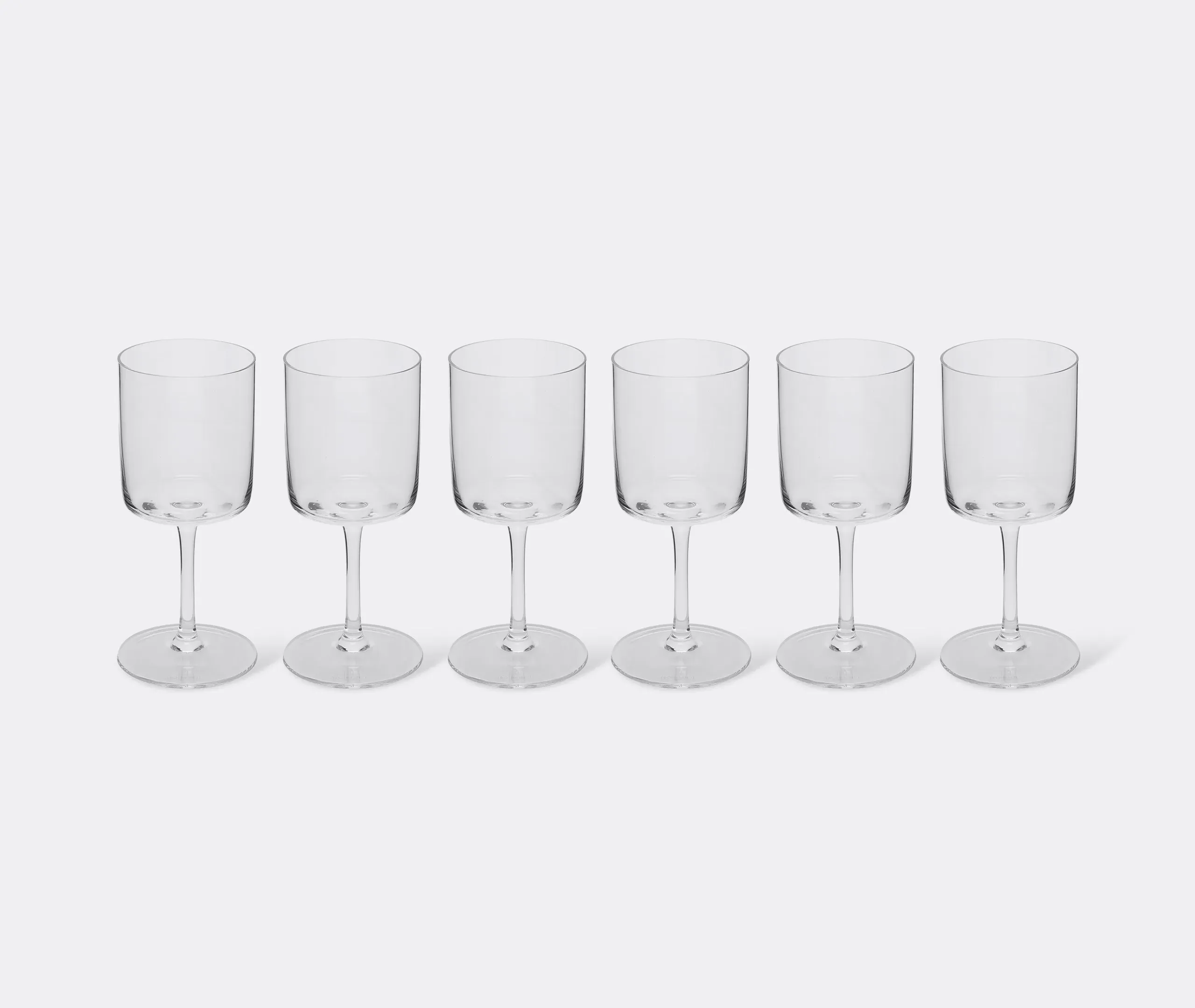 Amalfi Water Glass Set of Six - Clear