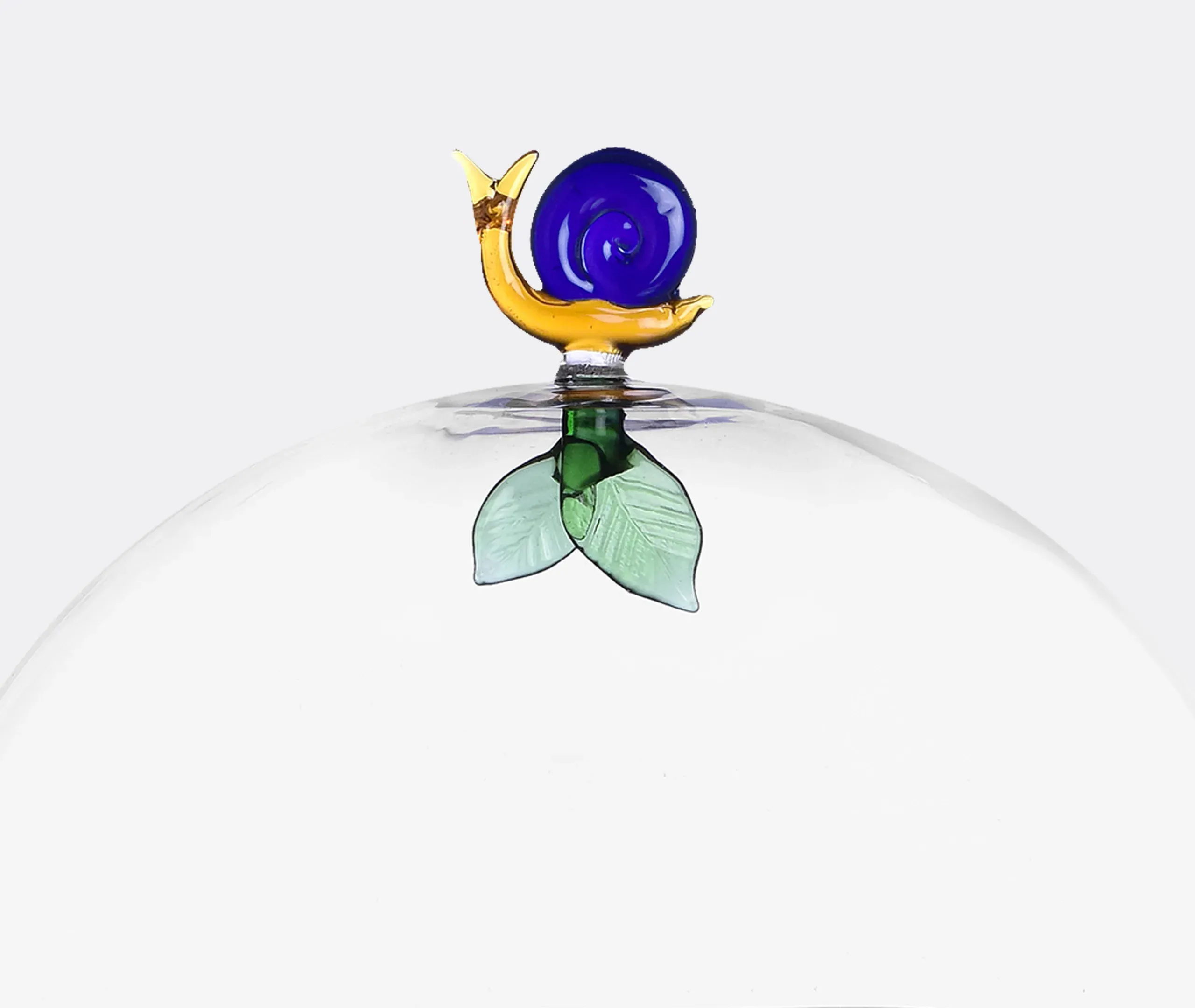 Animal Farm Snail Glass Dome with Dish - Multicolor, Borosilicate alternate view