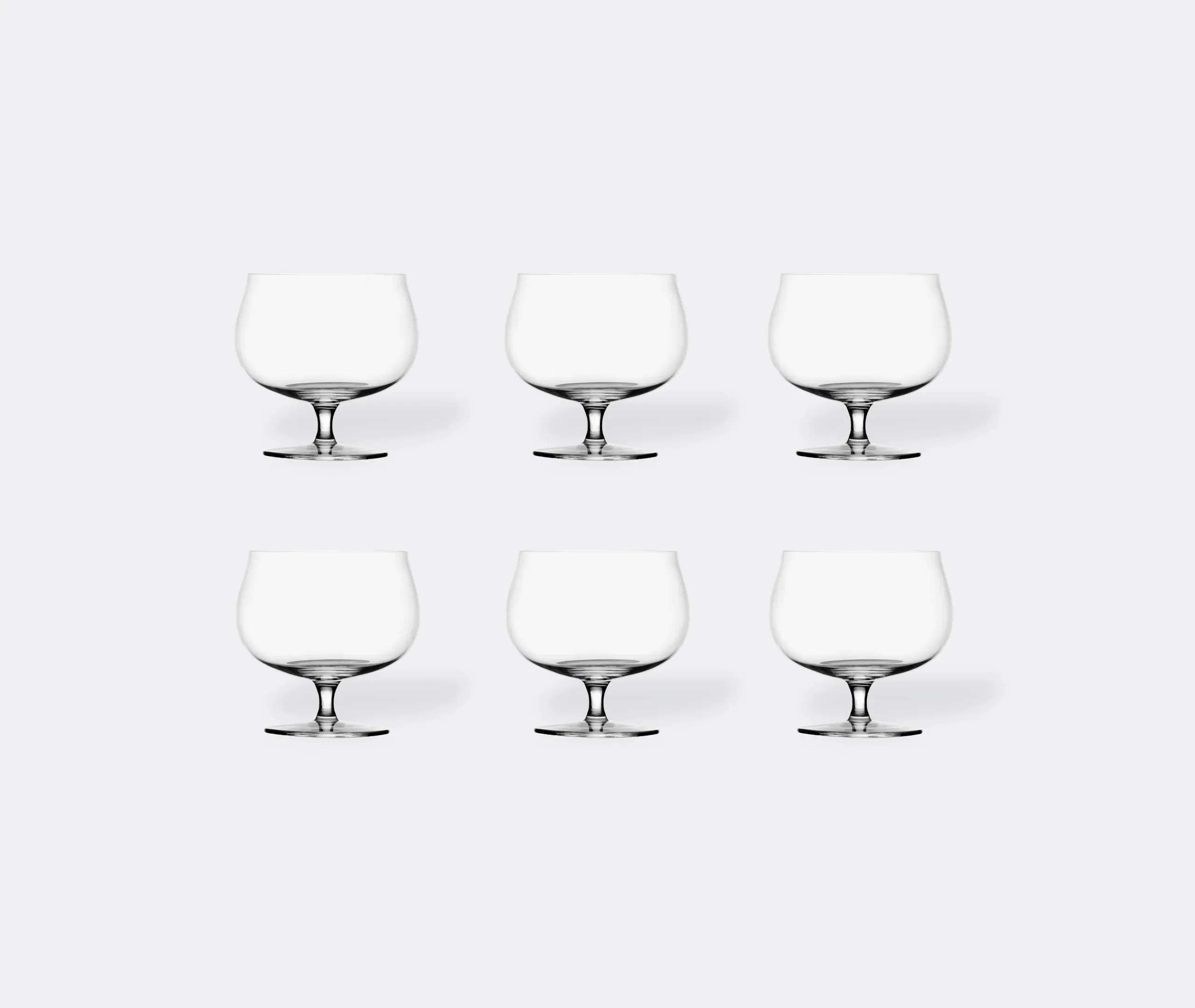 Balloon Glass Set of 6 - Crystal