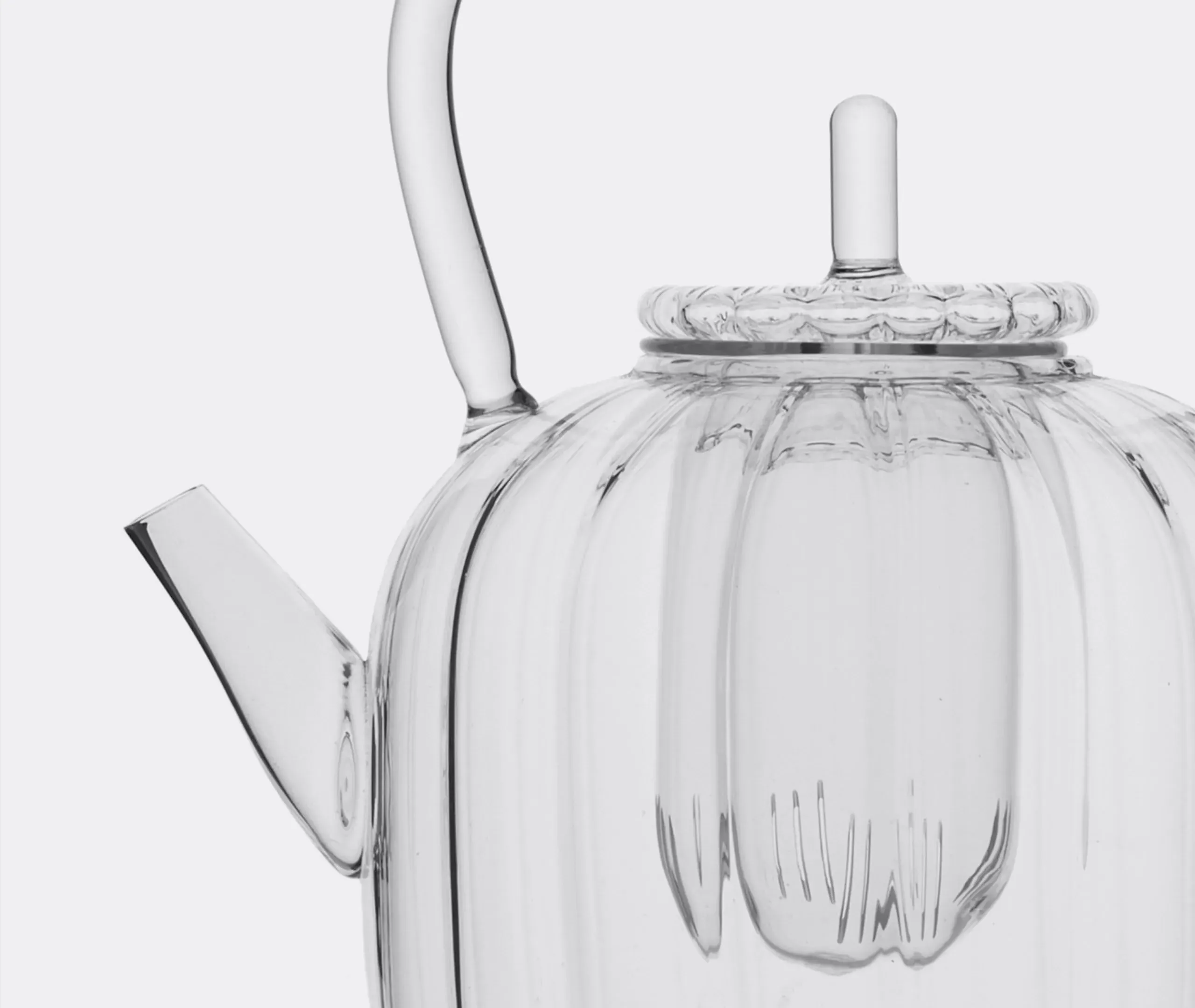 Cha No Yu Teapot with Filter - Clear Glass
