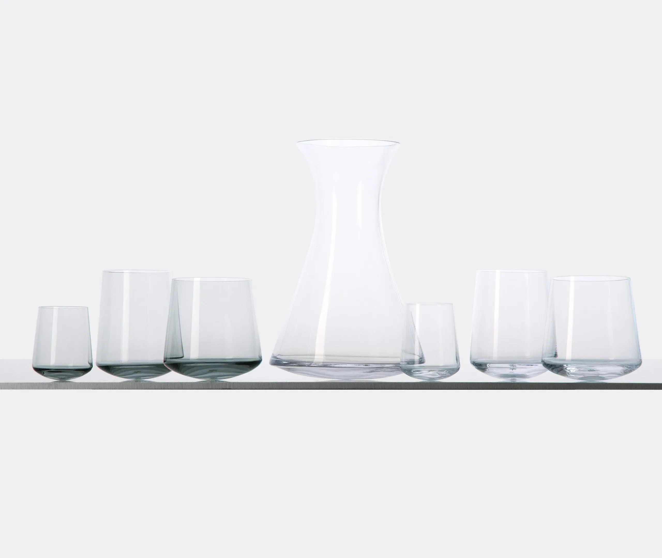 Digestif Glass Set of 2 - Smoke, Mouth-Blown Glass