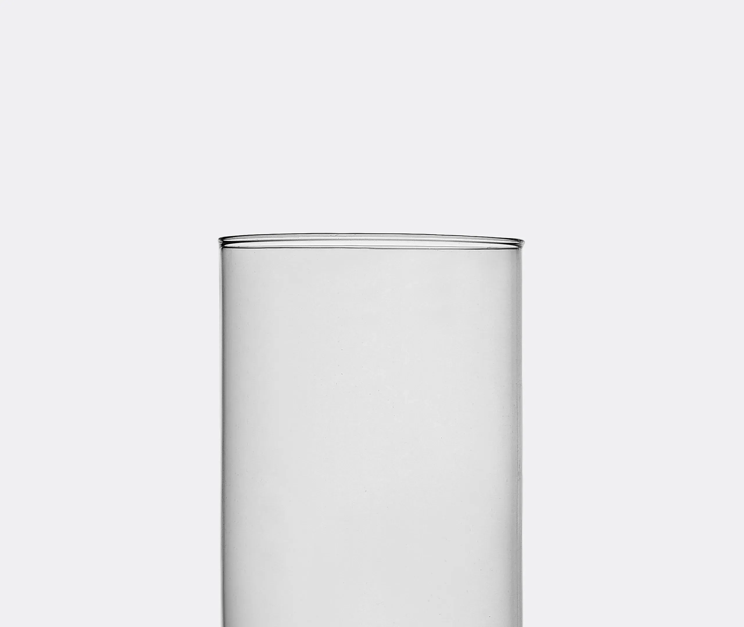 Extra Large Grooved Vase - Green, Glass