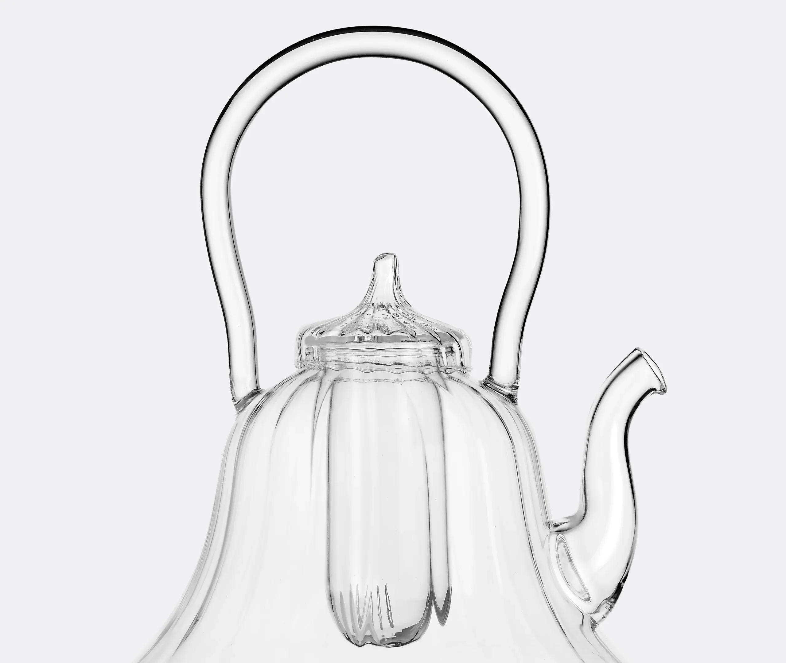 Folk Optic Teapot - Clear, Borosilicate Glass alternate view