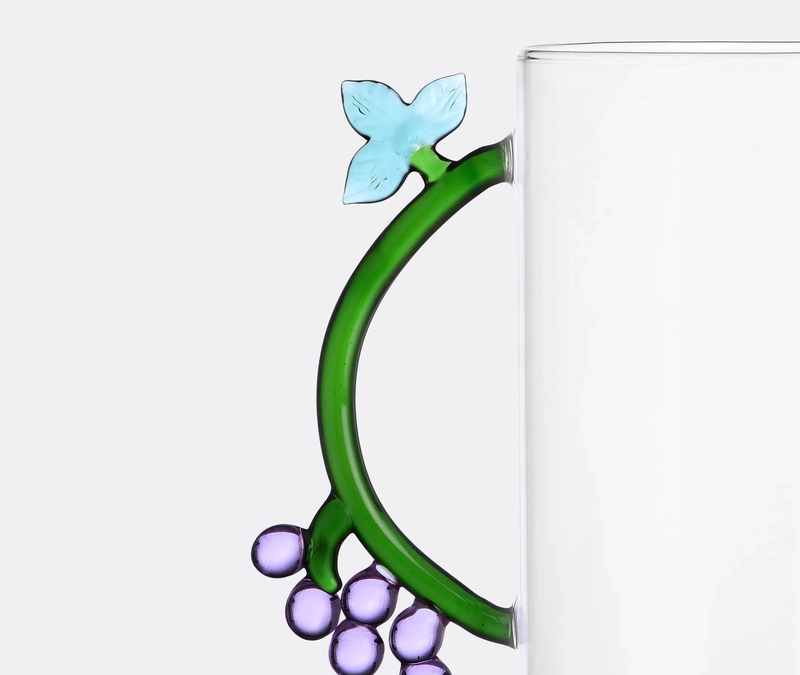 Fruits and Flowers Grape Jug - Multicolor, Borosilicate Glass alternate view