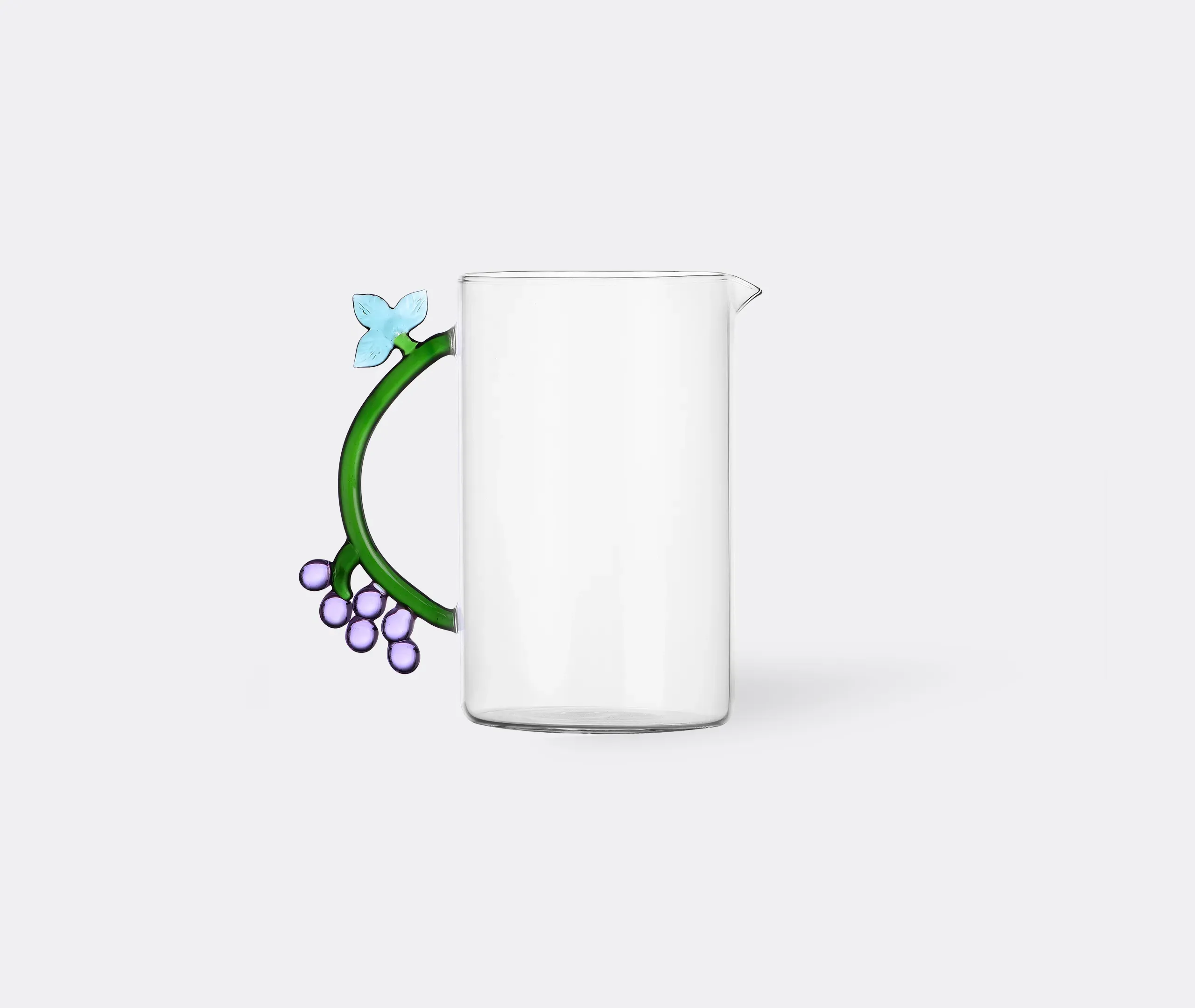 Fruits and Flowers Grape Jug - Multicolor, Borosilicate Glass product