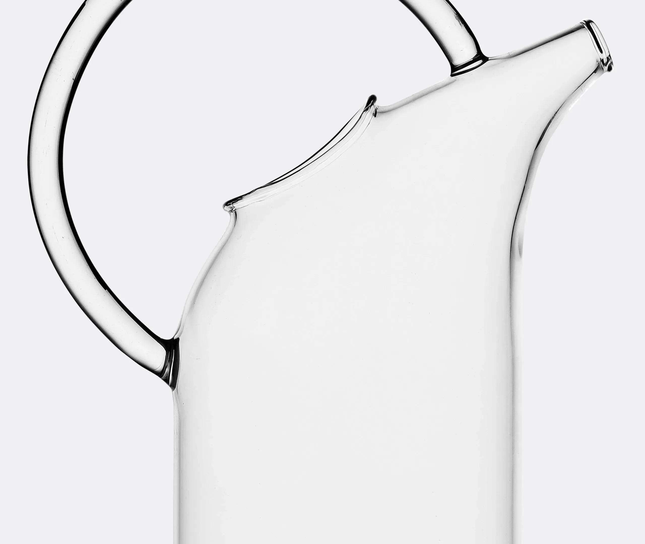 Glass Jug with Handle - Clear, Borosilicate
