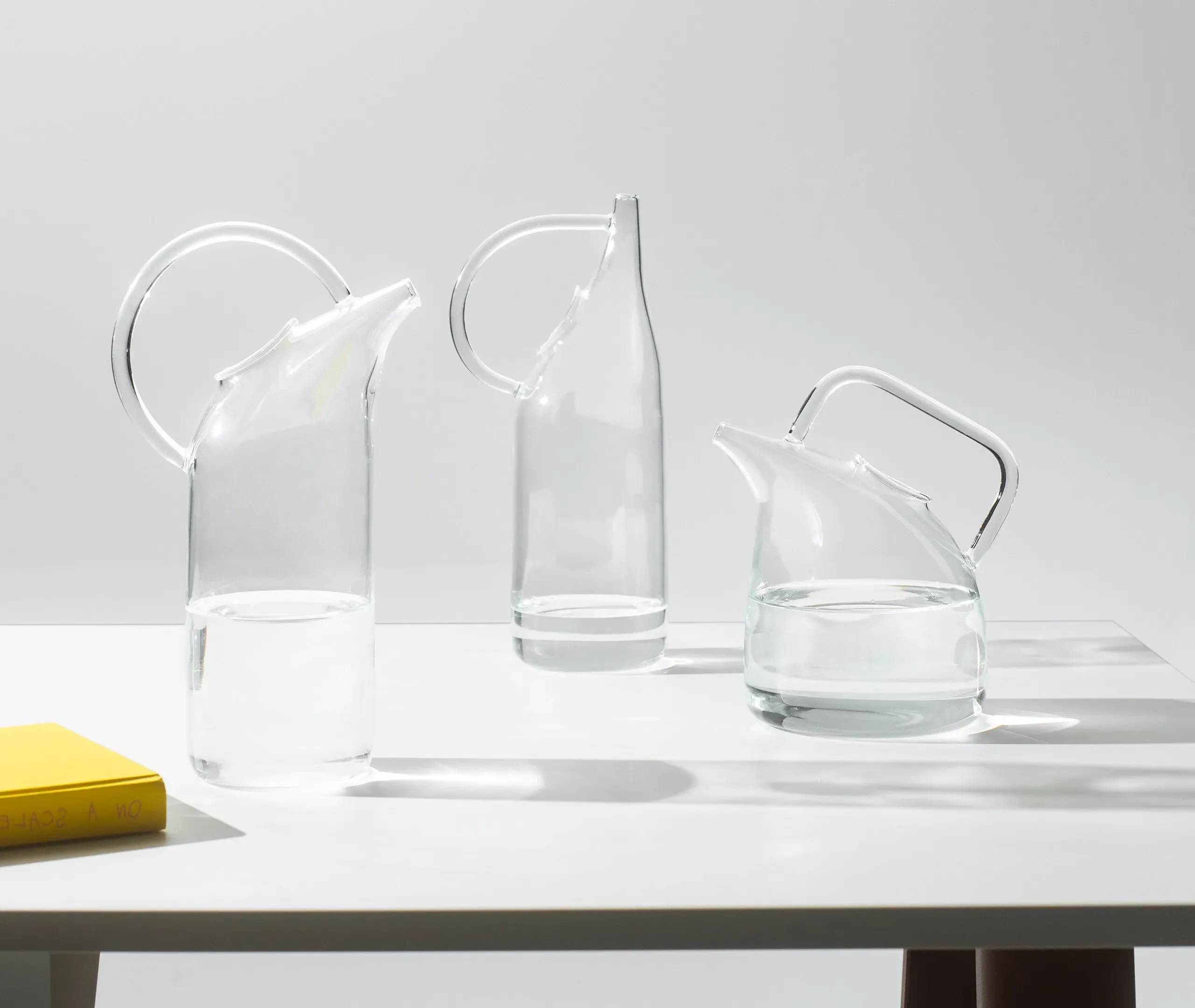 Glass Jug with Handle - Clear, Borosilicate