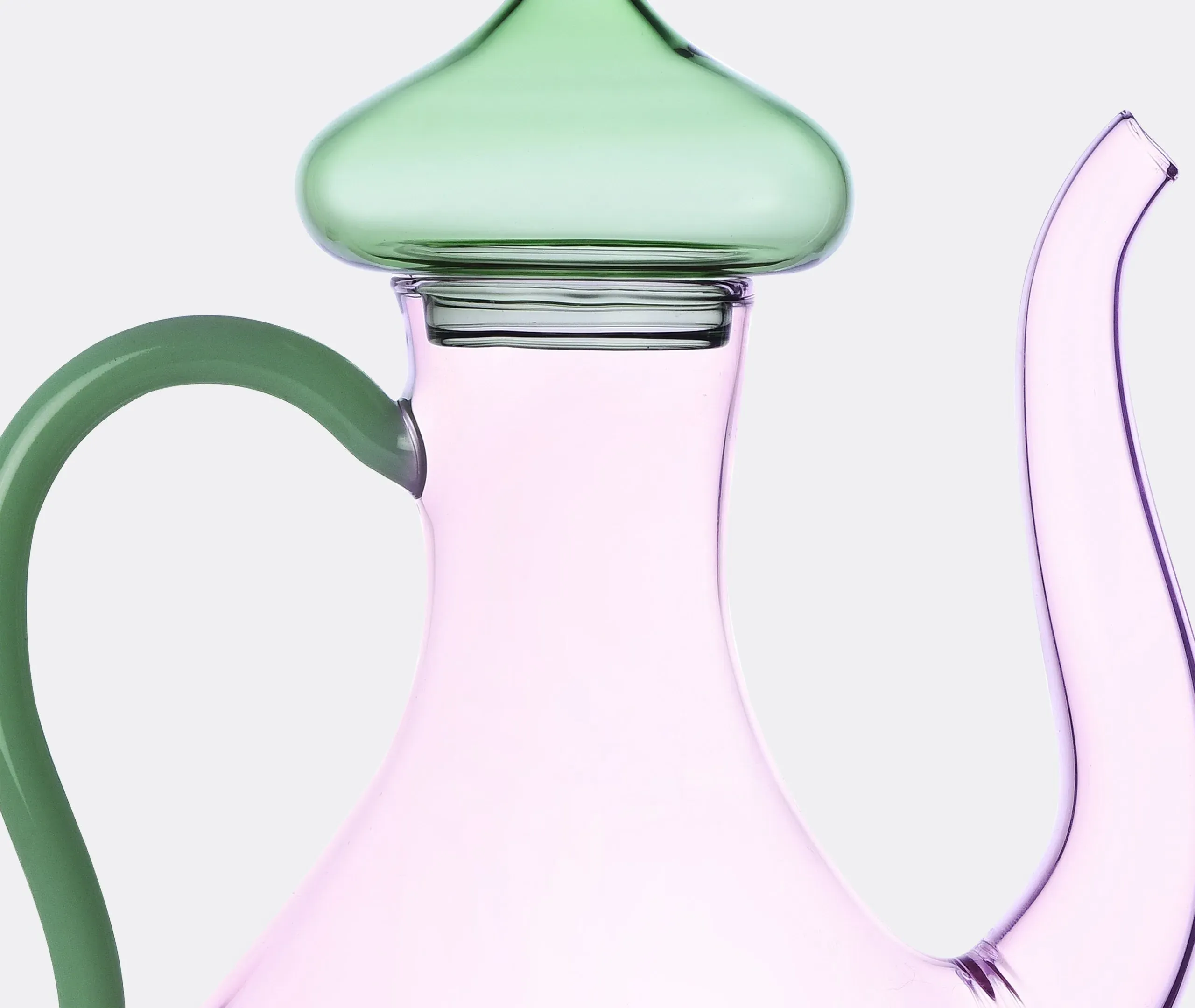 Glass Teapot with Domed Lid - Multicolor, Borosilicate