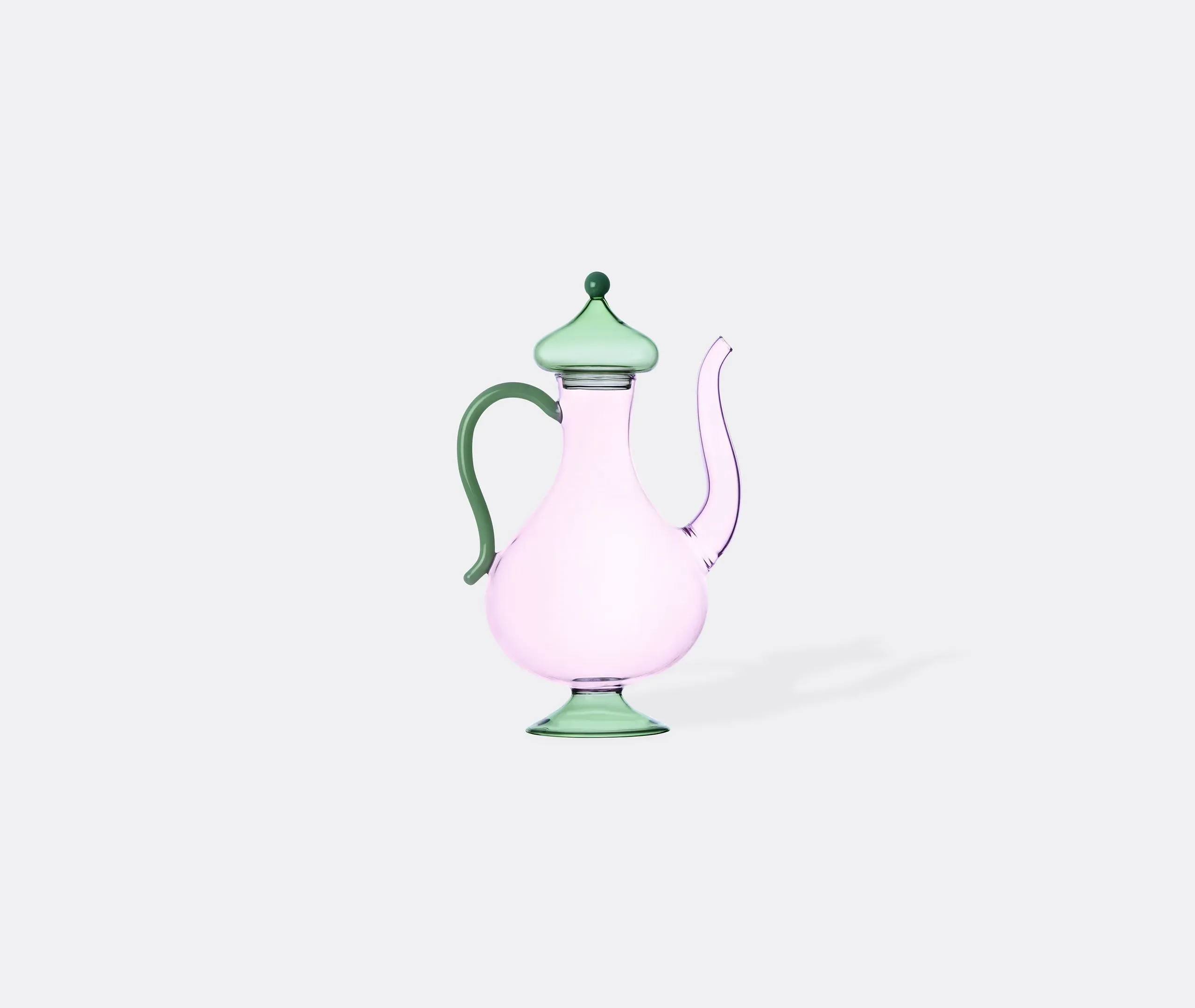 Glass Teapot with Domed Lid - Multicolor, Borosilicate