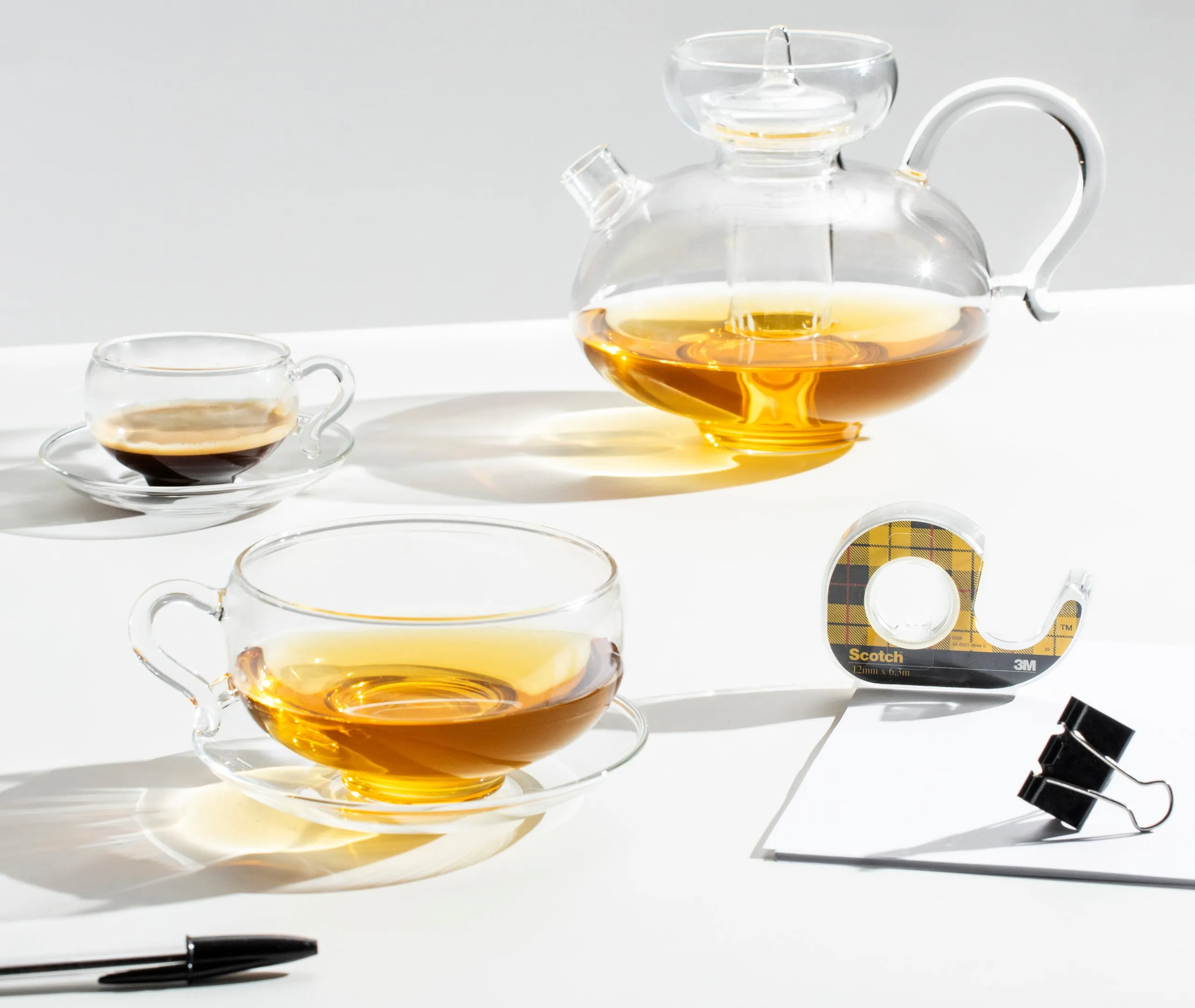 Kamakura Teapot - Clear, Borosilicate Glass