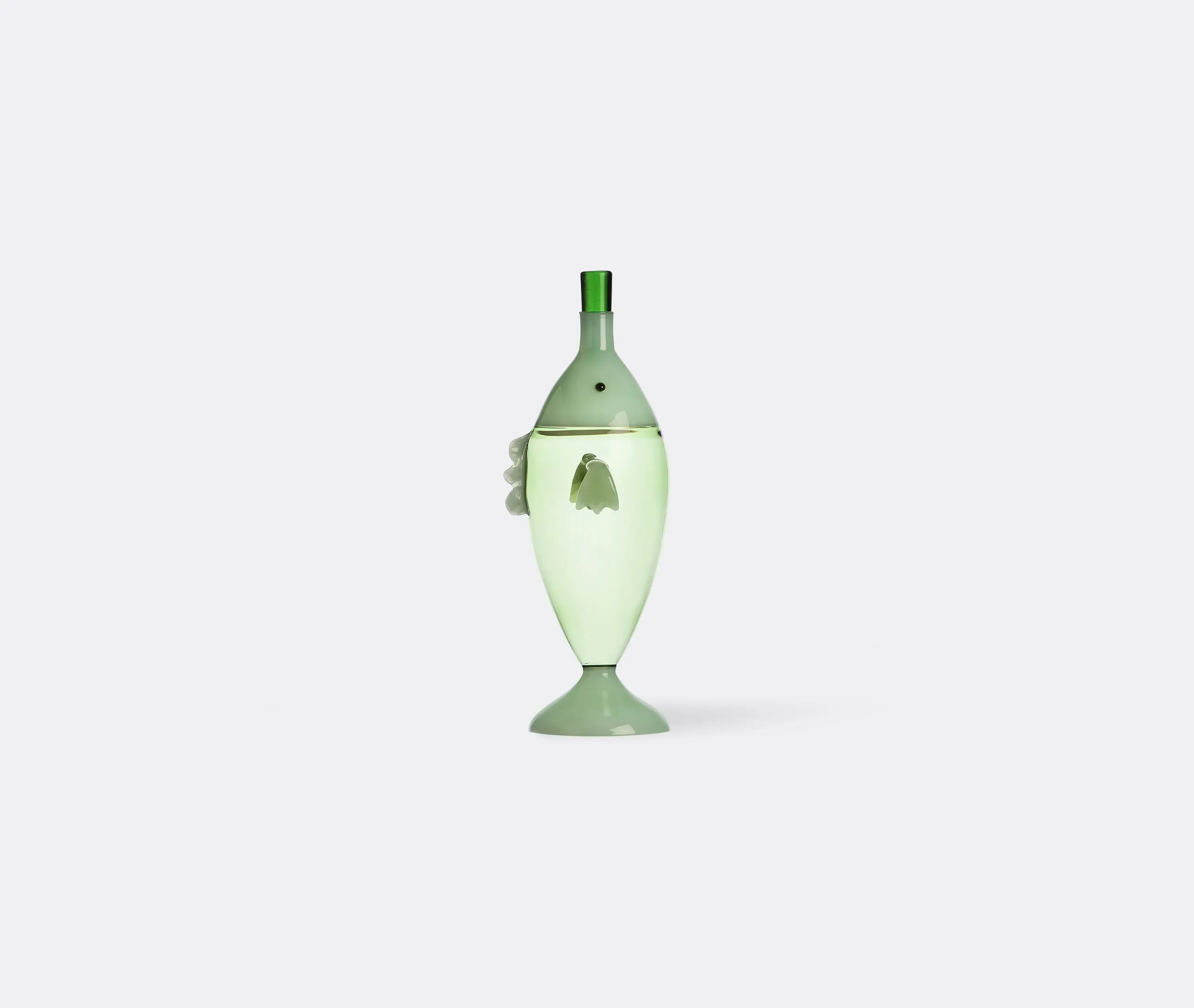 Marine Garden Bottle - Green, Borosilicate Glass image