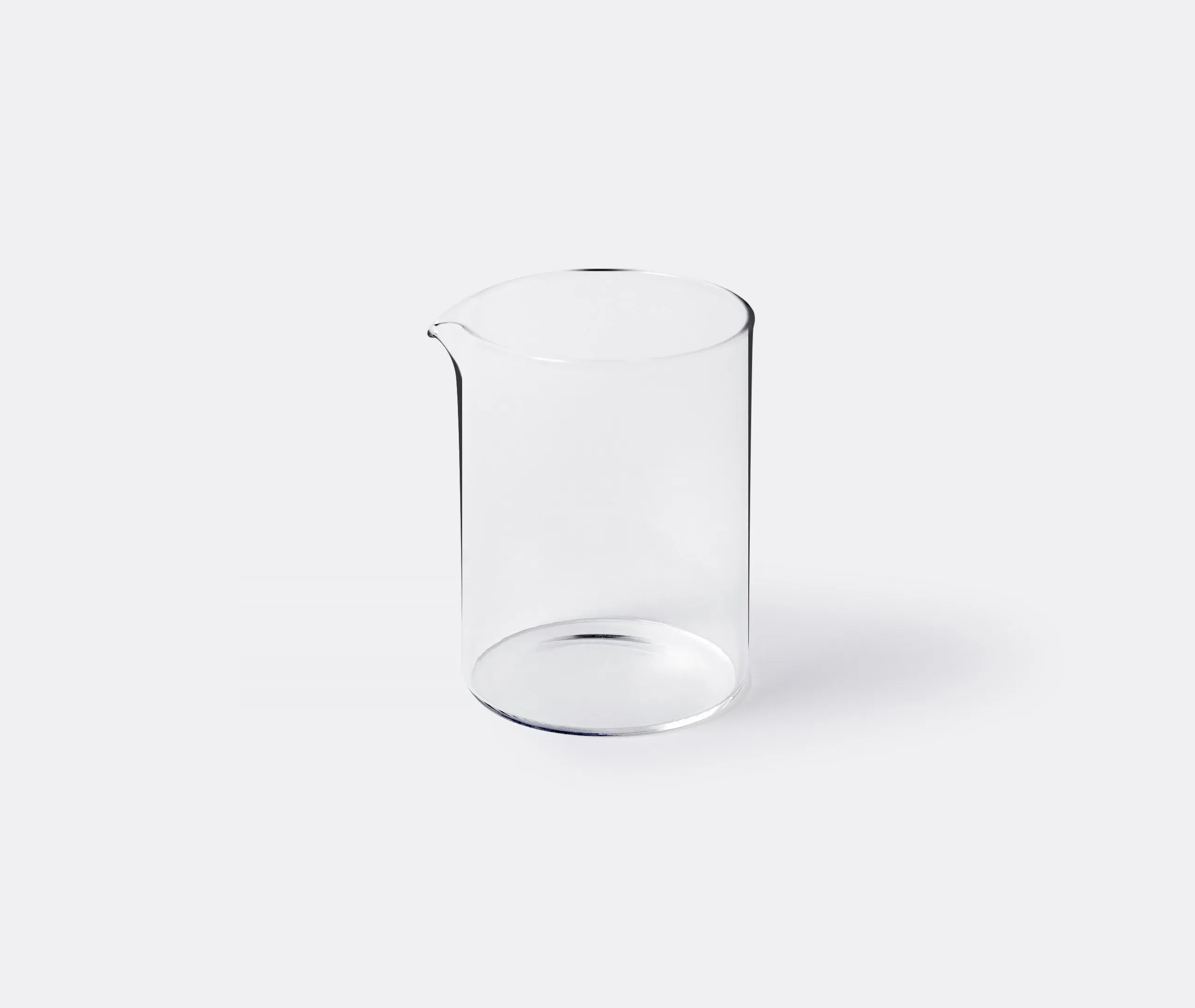 Milk Jug with Transparent Design - Clear, Glass image
