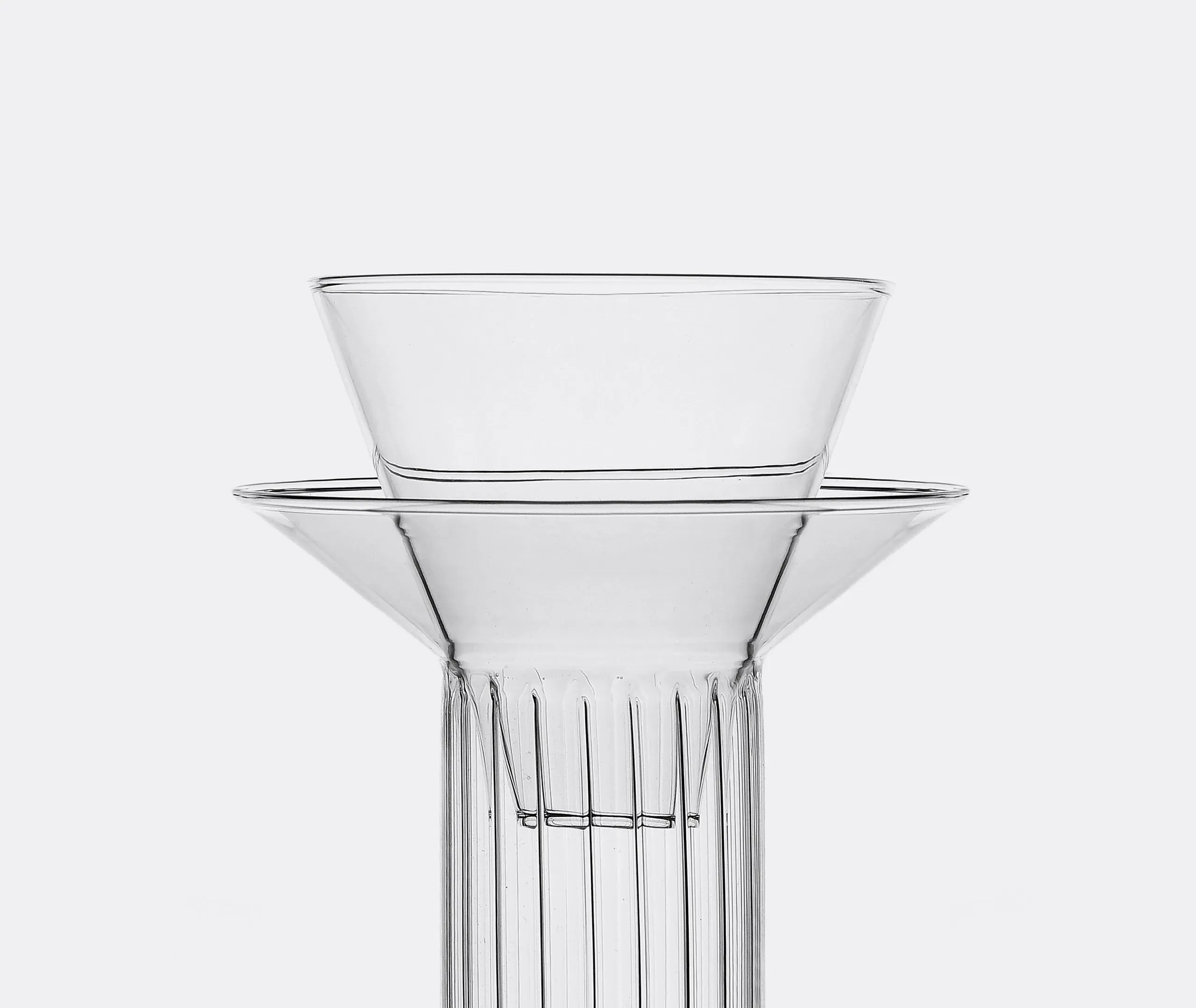 Narciso Vase - Transparent, Borosilicate Glass