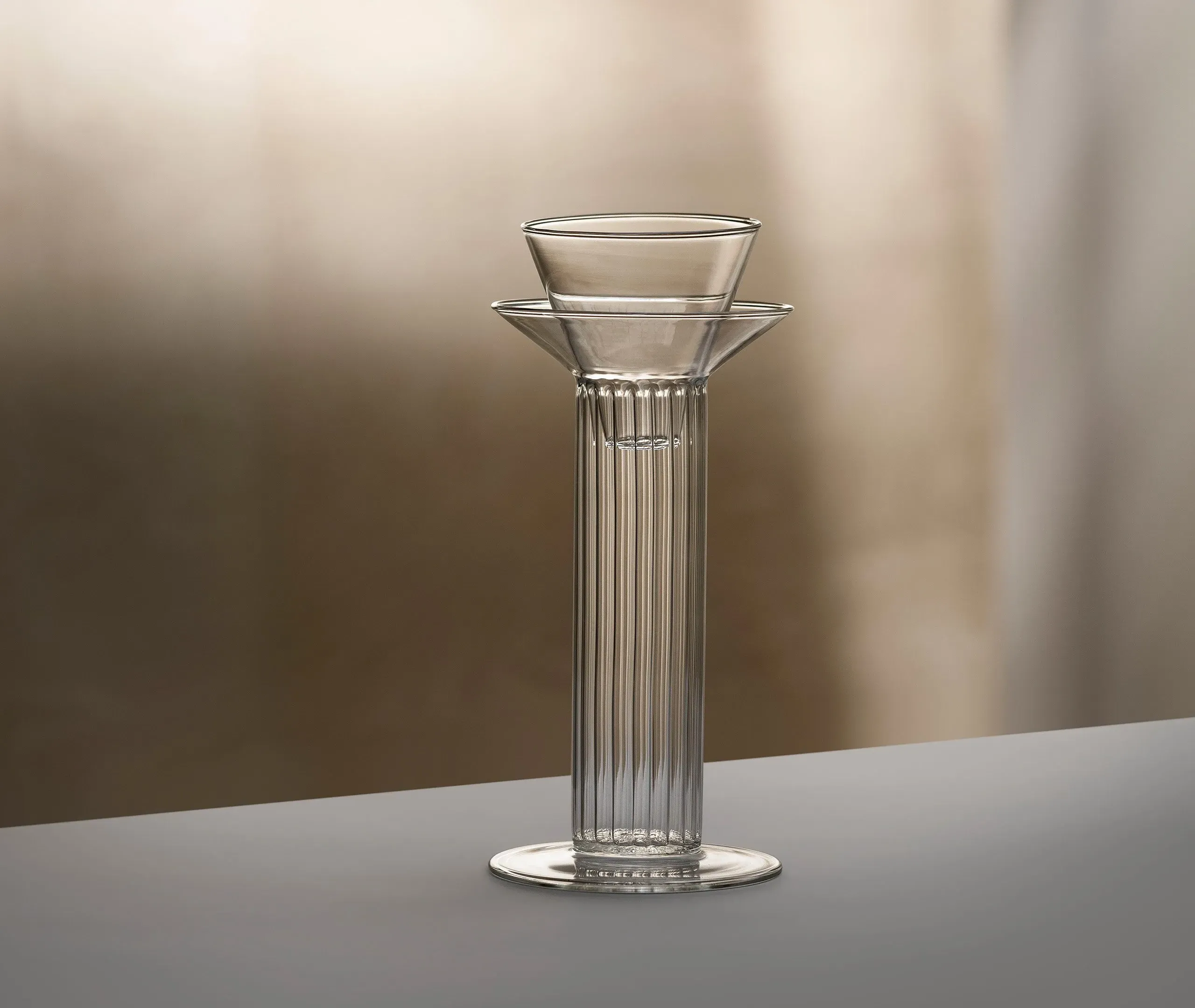 Narciso Vase - Transparent, Borosilicate Glass