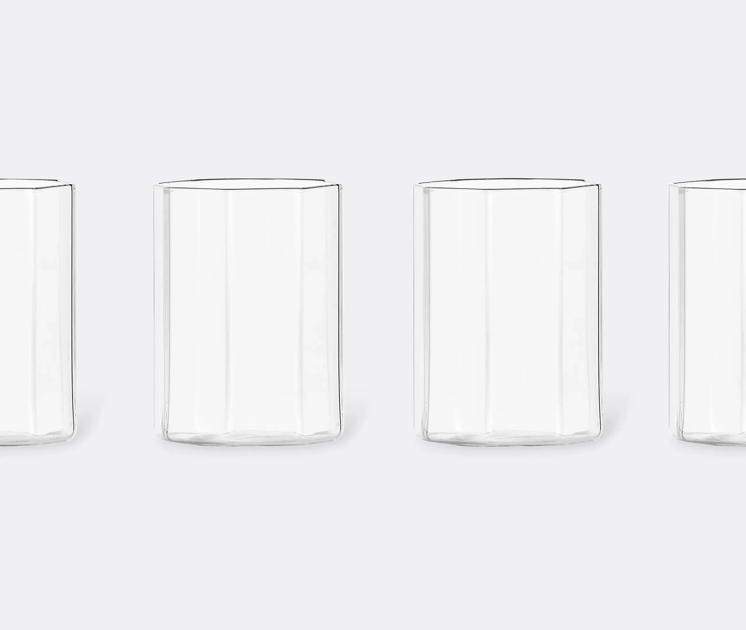 Octave Set of 4 Wine Glasses - Clear, Borosilicate Glass alternate view
