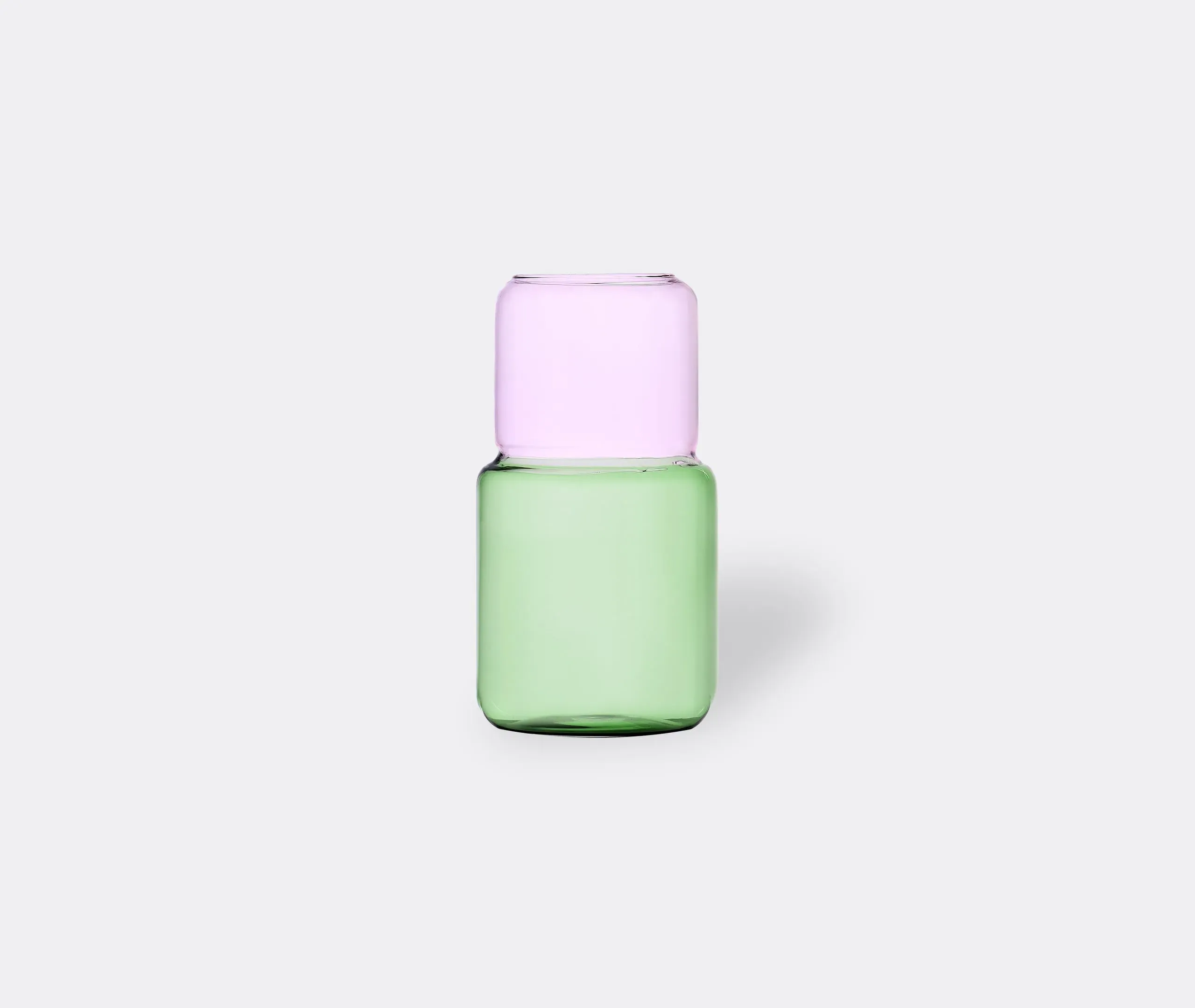 Revolve Small Vase - Green and Pink, Borosilicate Glass product
