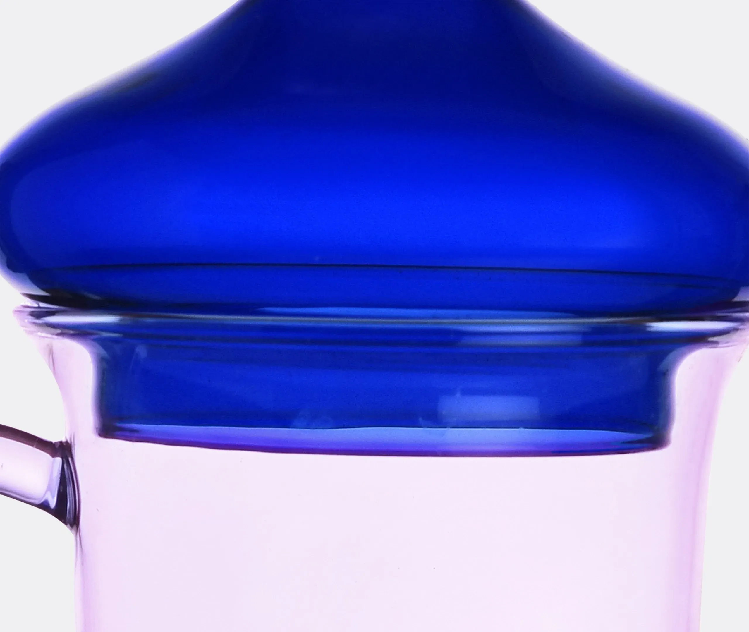 Sogni D'Oriente Tea Mug with Lid - Pink, Borosilicate Glass