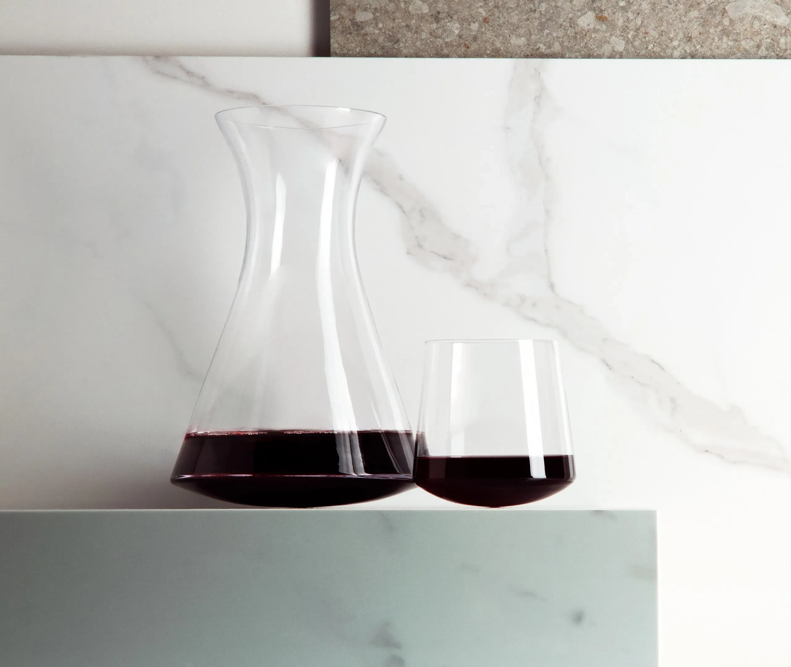 Stand Up Carafe - Transparent, Glass