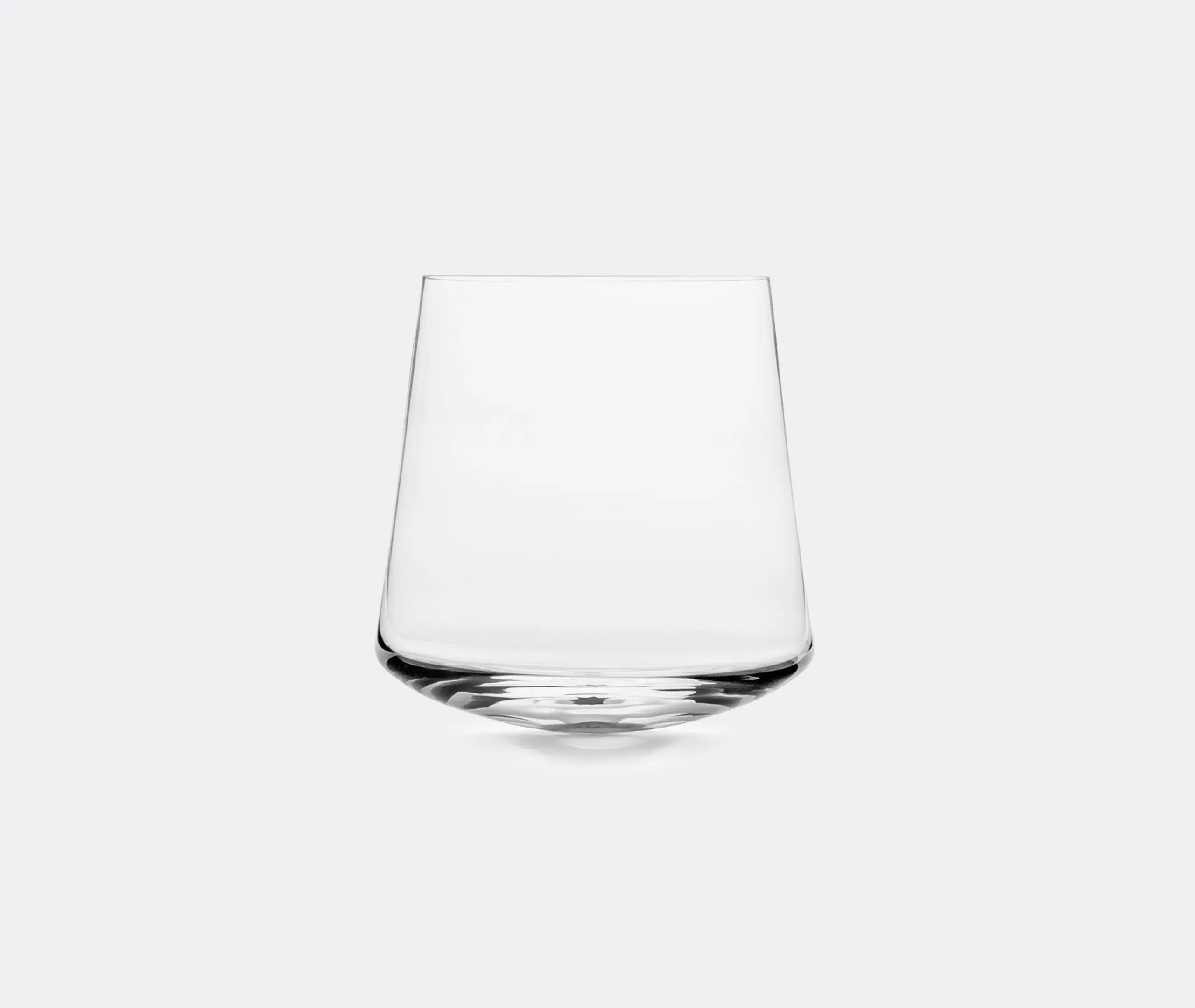 Stand Up Red Wine Glass Set of Two - Transparent image