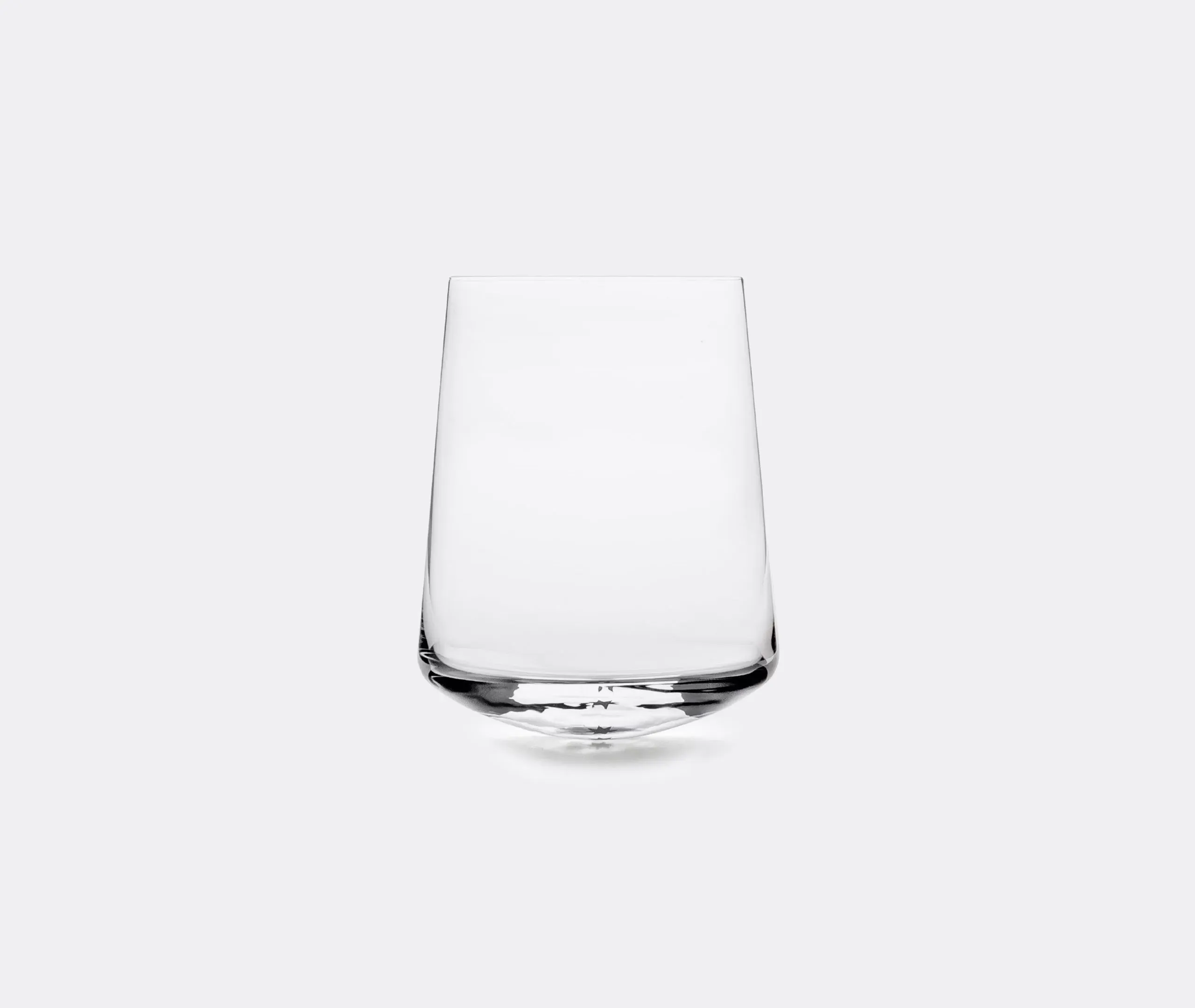 Stand Up White Wine Glass Set of Two - Transparent image