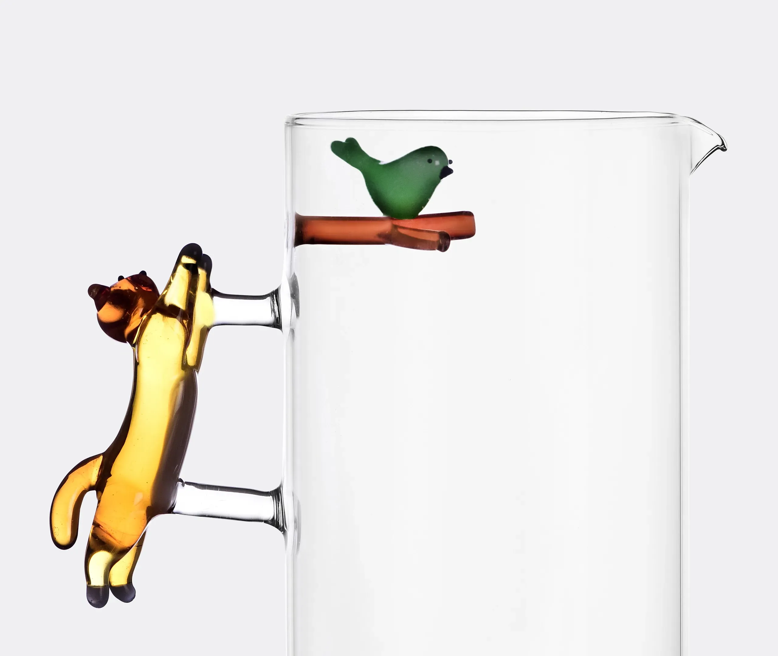 Tabby Cat Collection Jumping Cat Jug - Multicolour, Borosilicate Glass alternate view