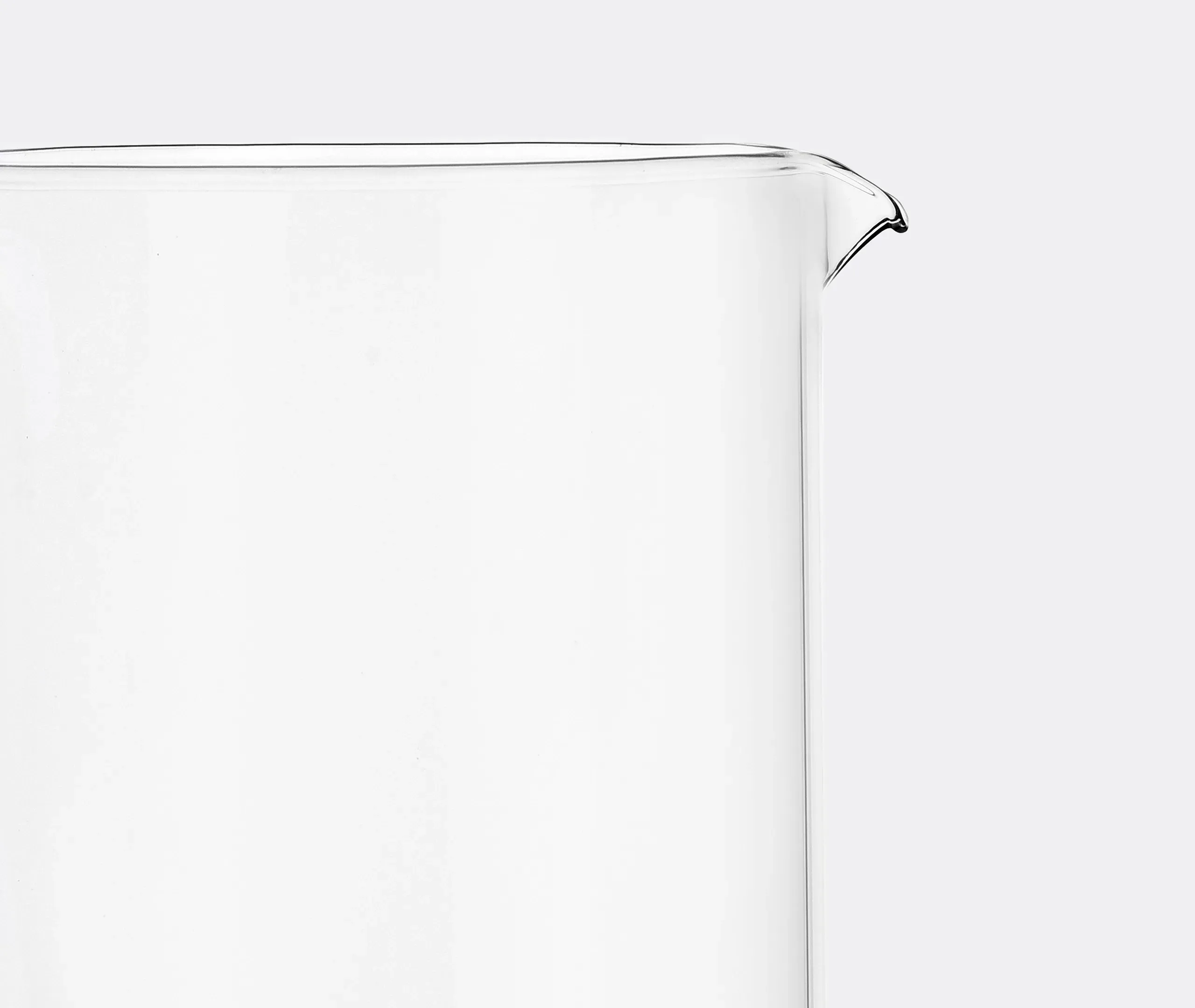 Talking Trees Jug - Green and Clear, Borosilicate Glass alternate view