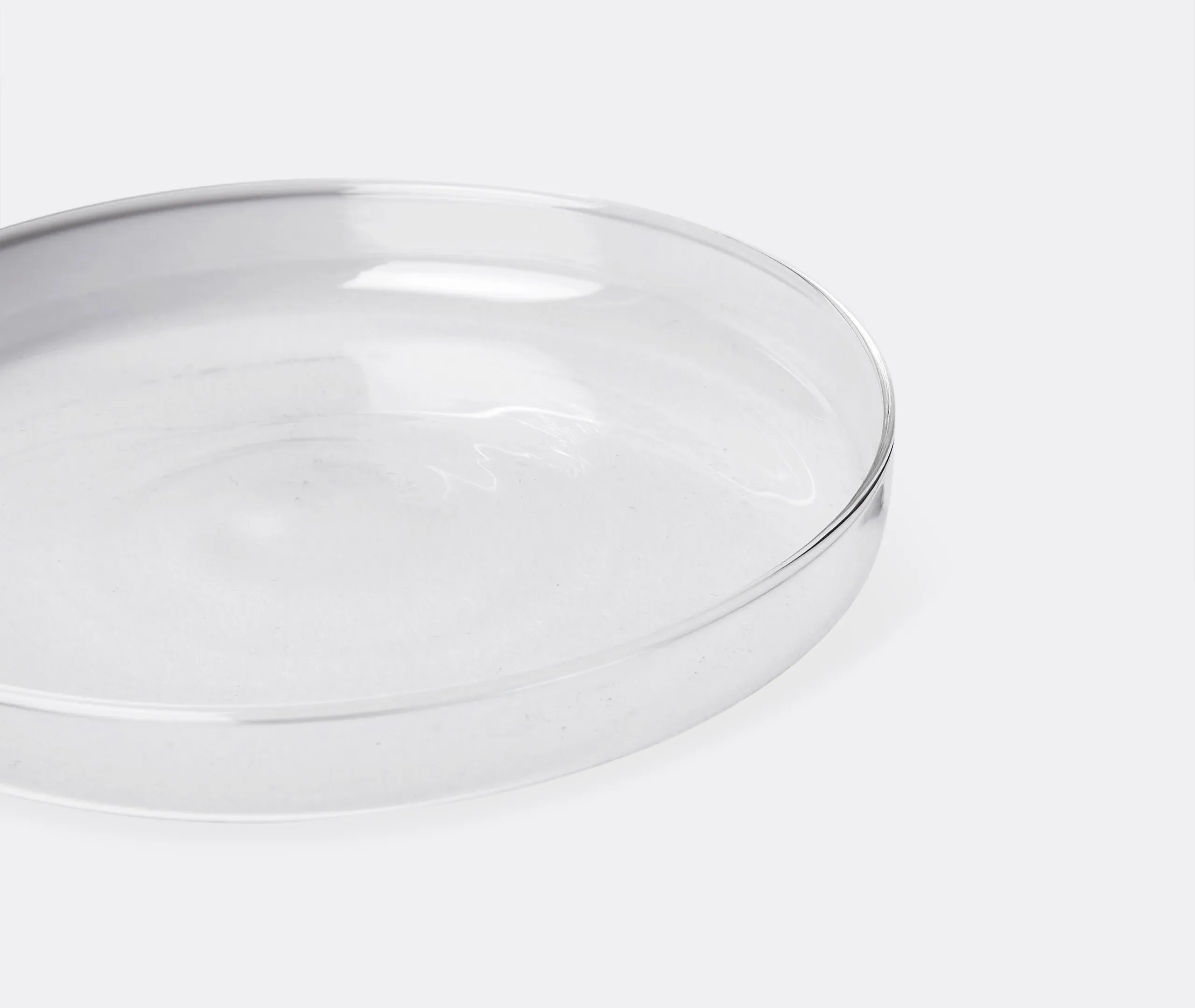 Tea Saucer Set of 6 - Transparent, Glass