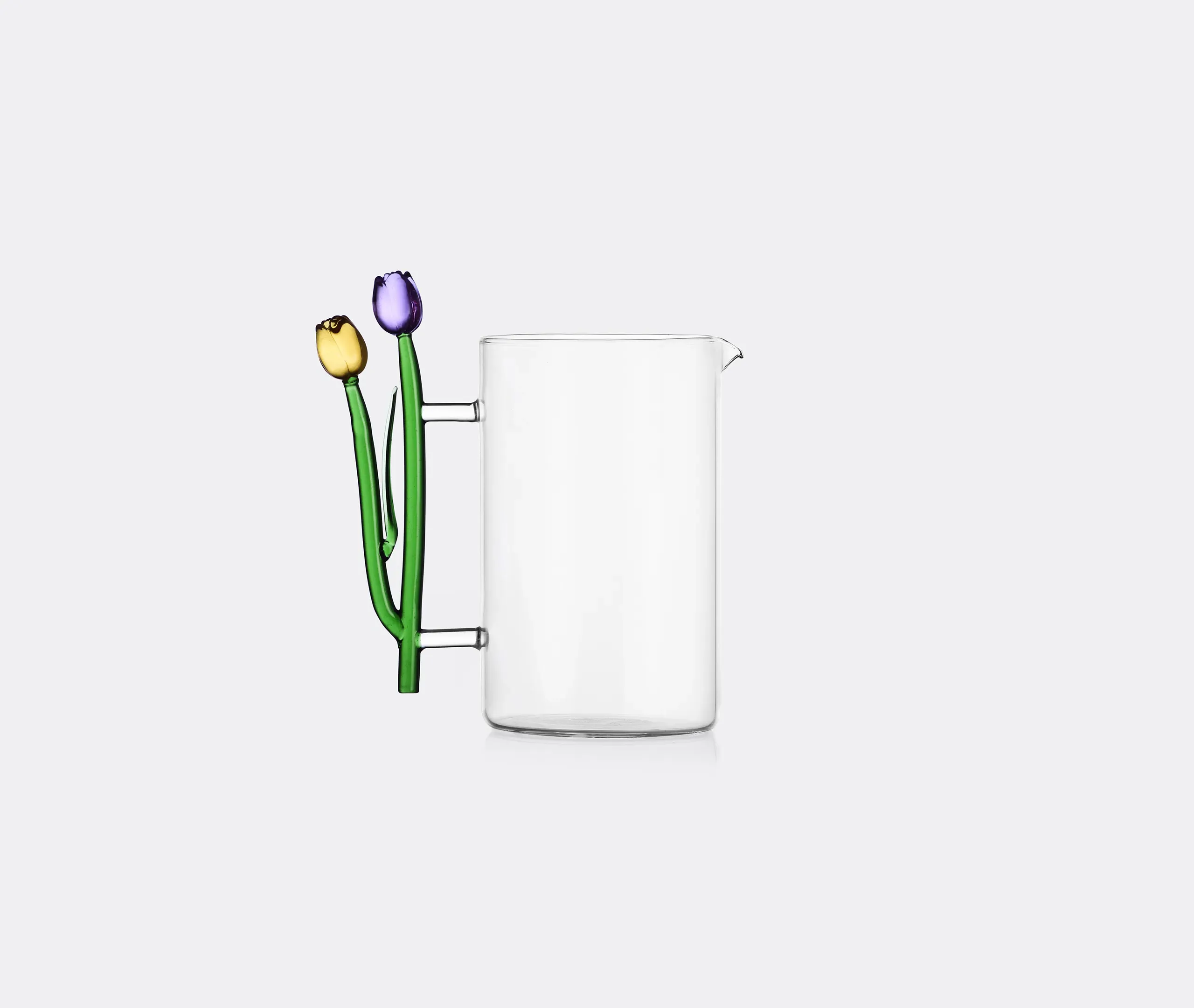 Tulips Jug - Multicolour, Borosilicate Glass product
