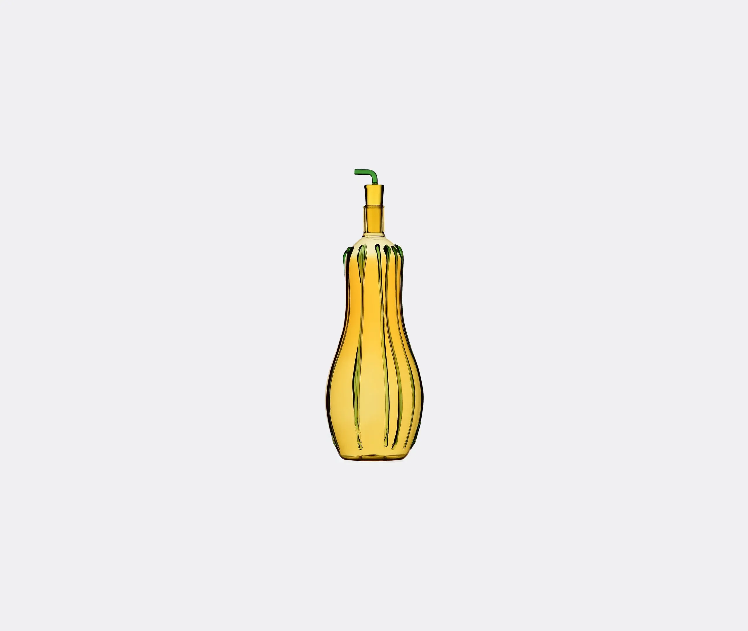Vegetables Zucchini Decorative Bottle - Multicolor, Borosilicate Glass product