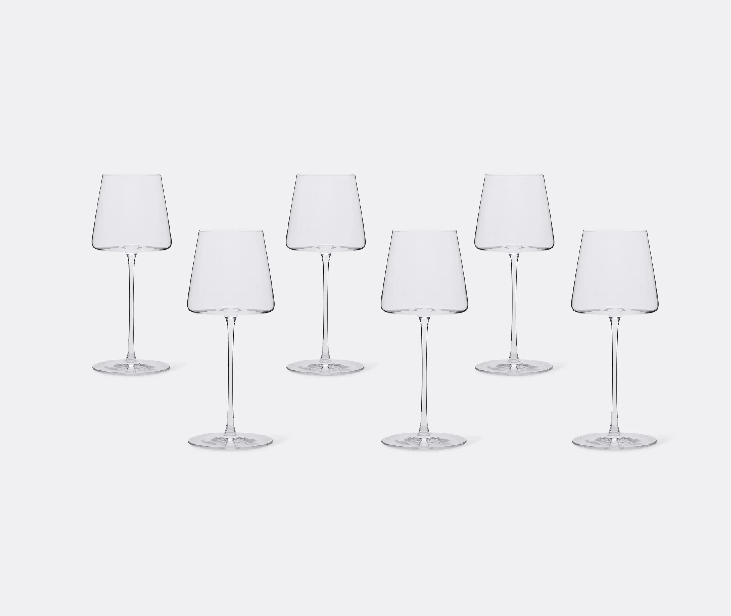 Wine Glass Set of 6 - Clear, Glass