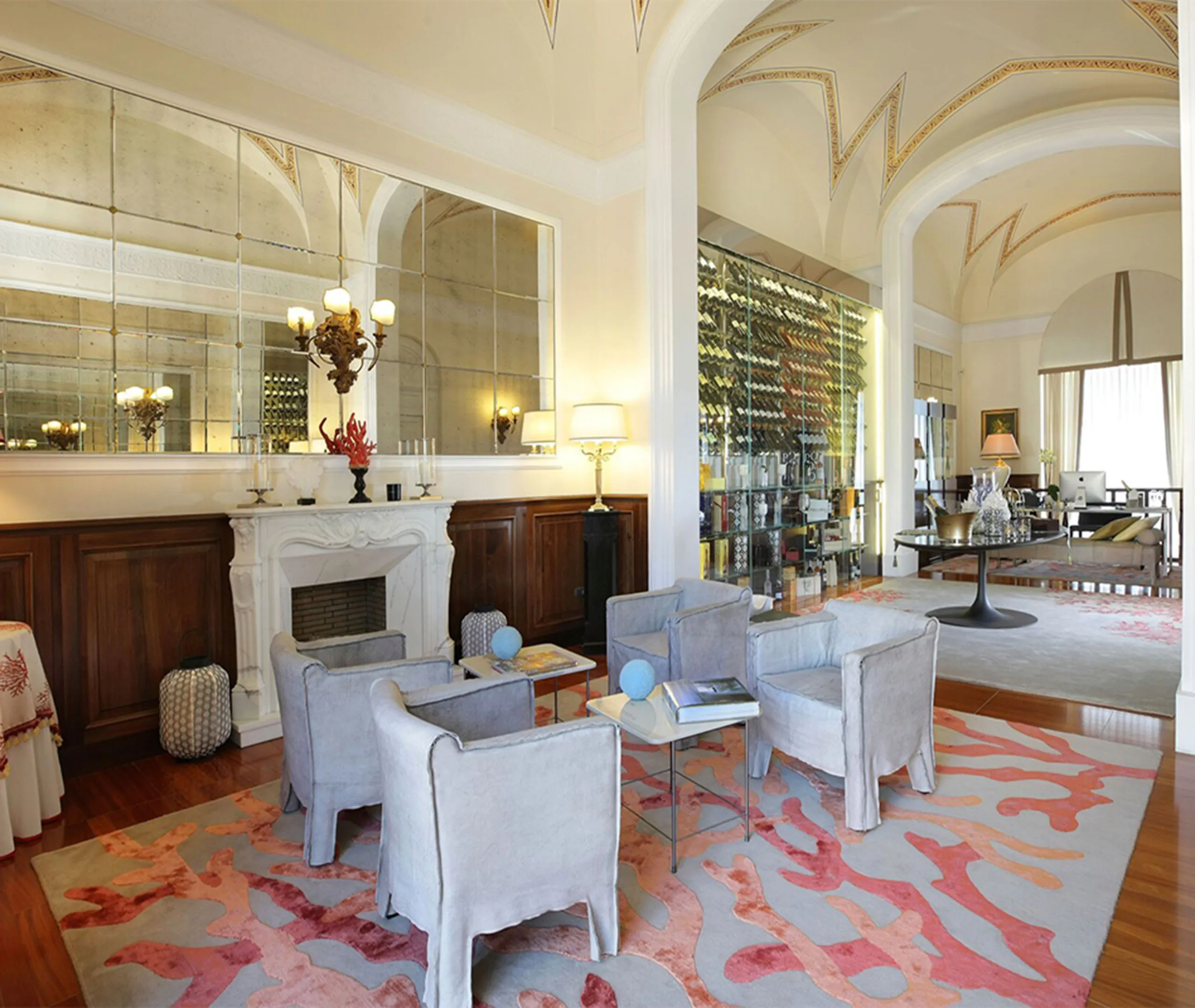 Amalfi Rug - Multicolor, Silk