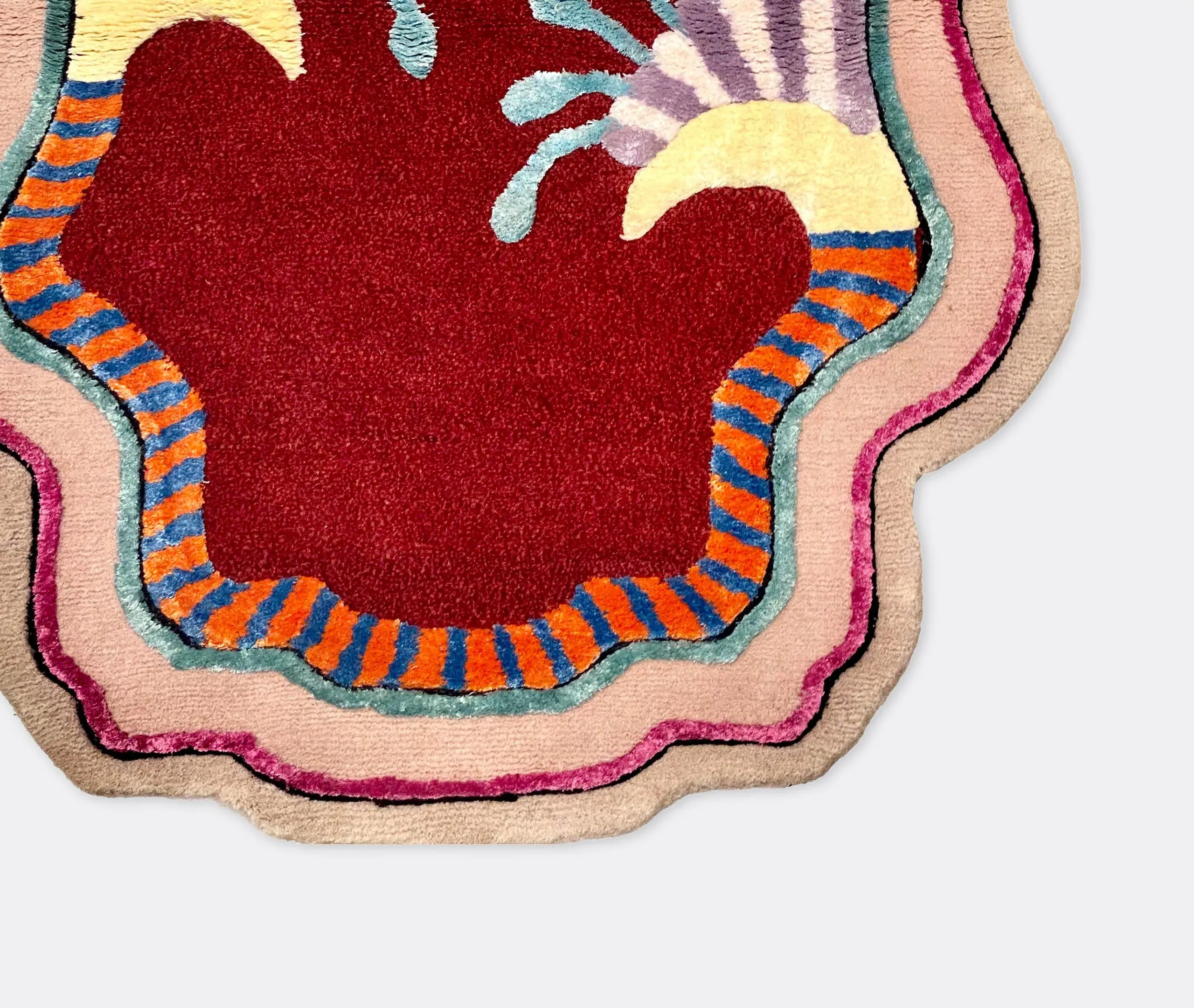 Floralia Yard Rug - Multicolor, Silk