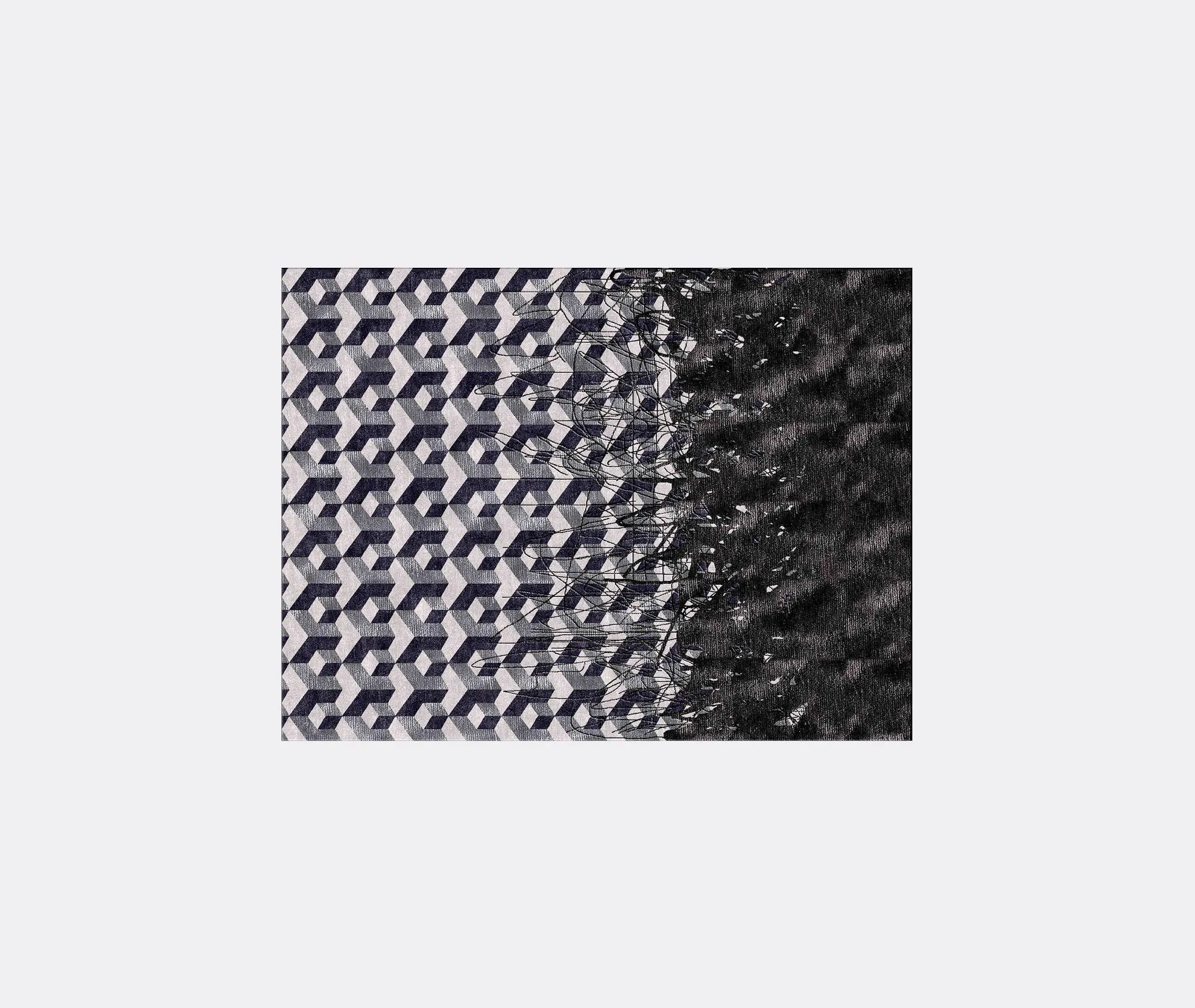 Heisenberg Wool & Silk Rug - Grey product