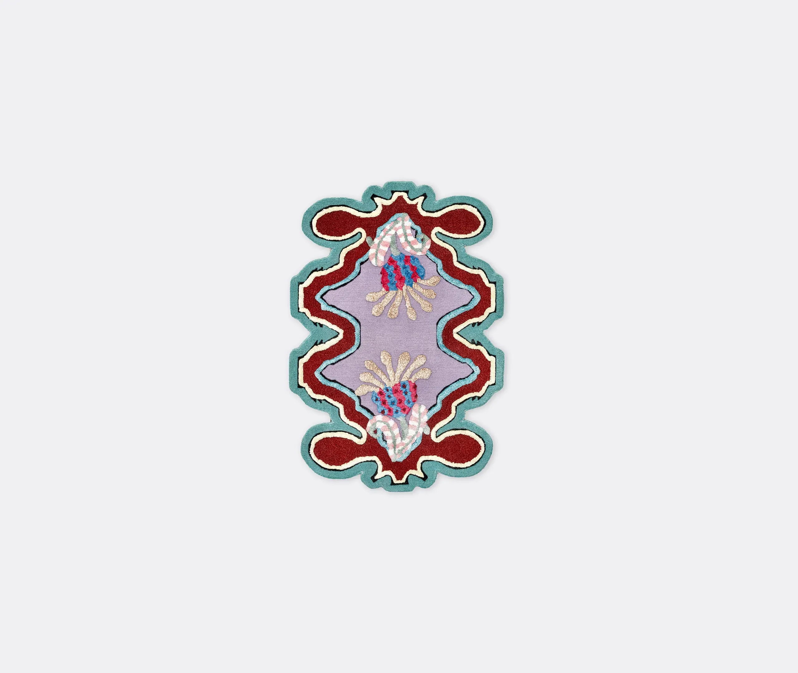 Multifarious Flora Hand Knotted Rug - Multicolor, Himalayan Wool product
