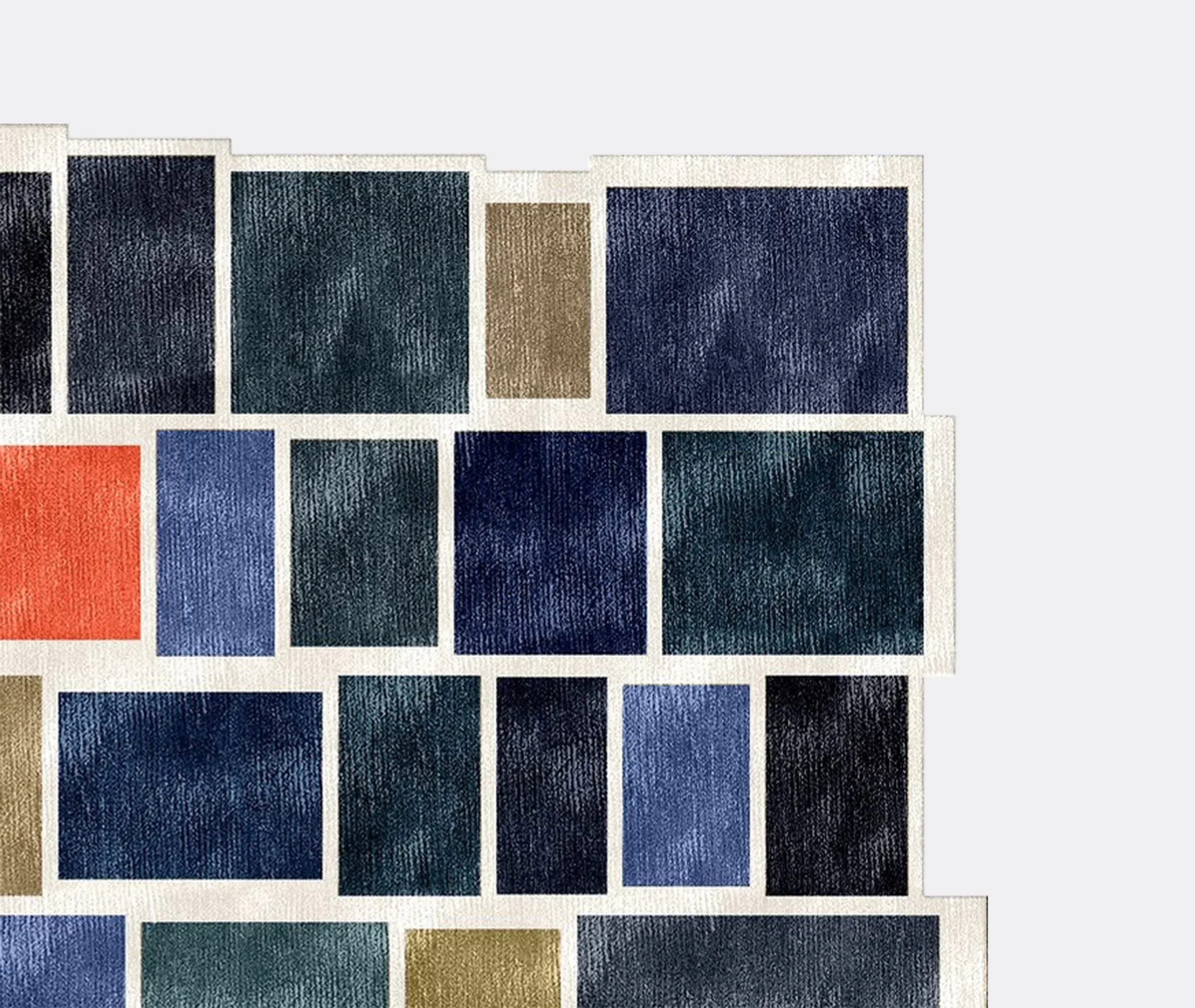 Please Wait Rug - Multicolour, Silk