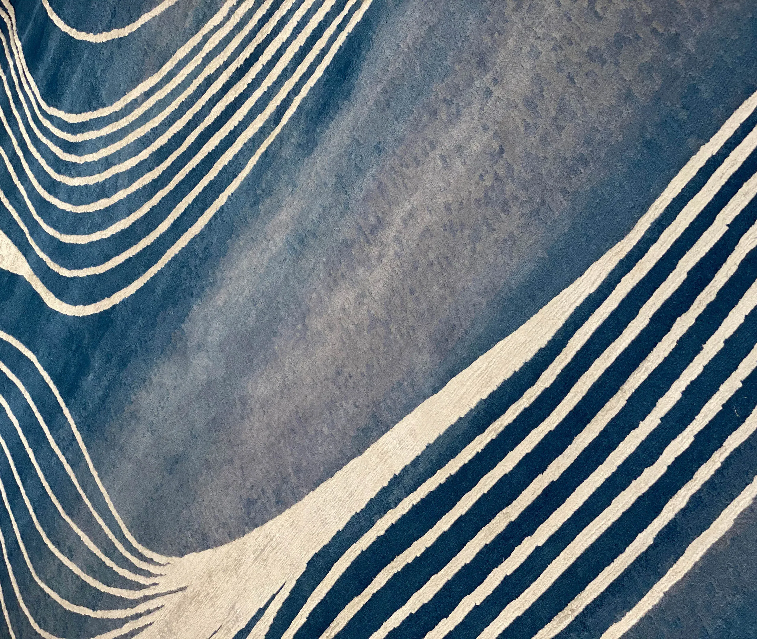 Vibration Rug - Multicolor, Himalayan Wool & Silk alternate view