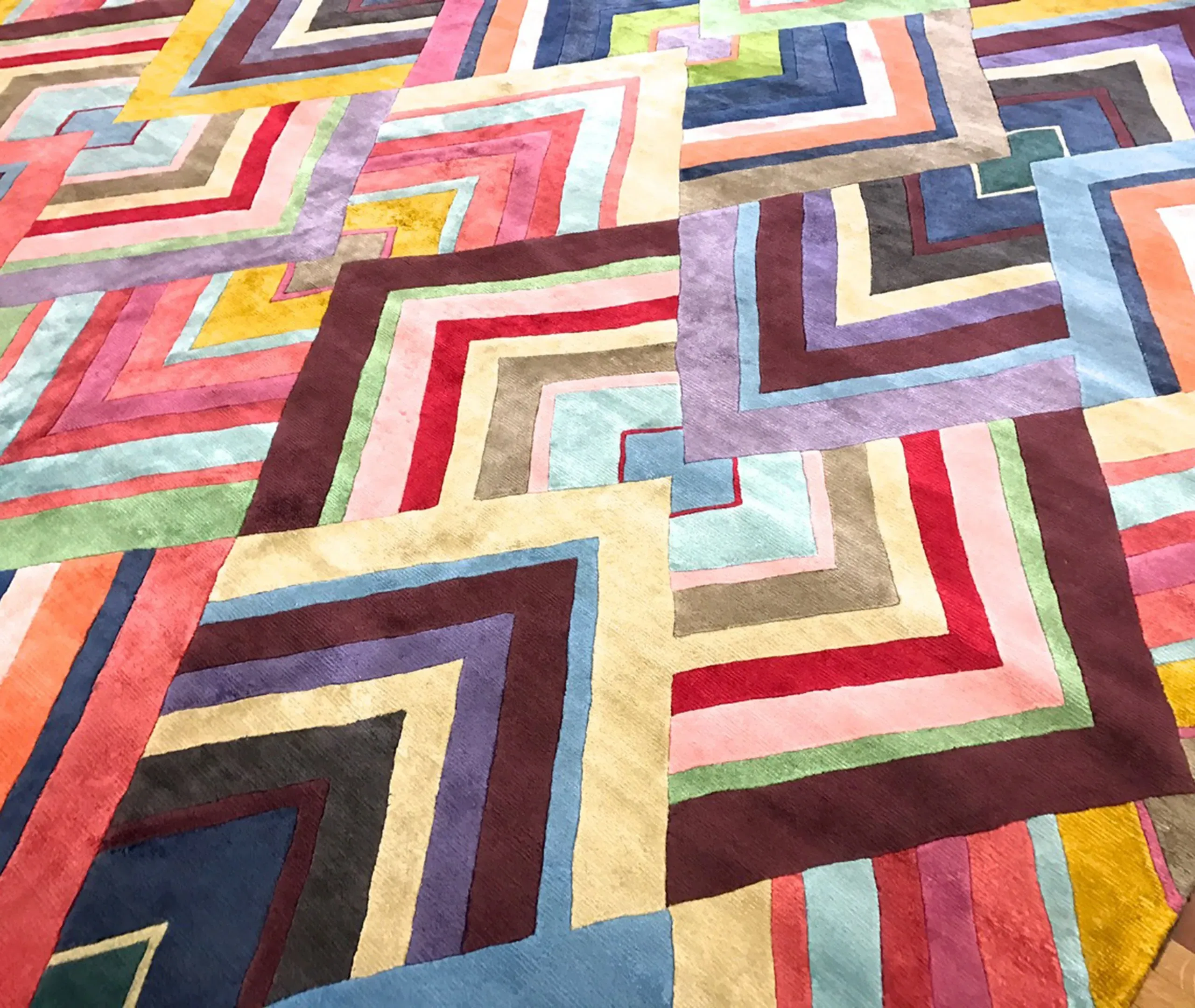 Woodstock Rug - Multicolour, Pure Silk