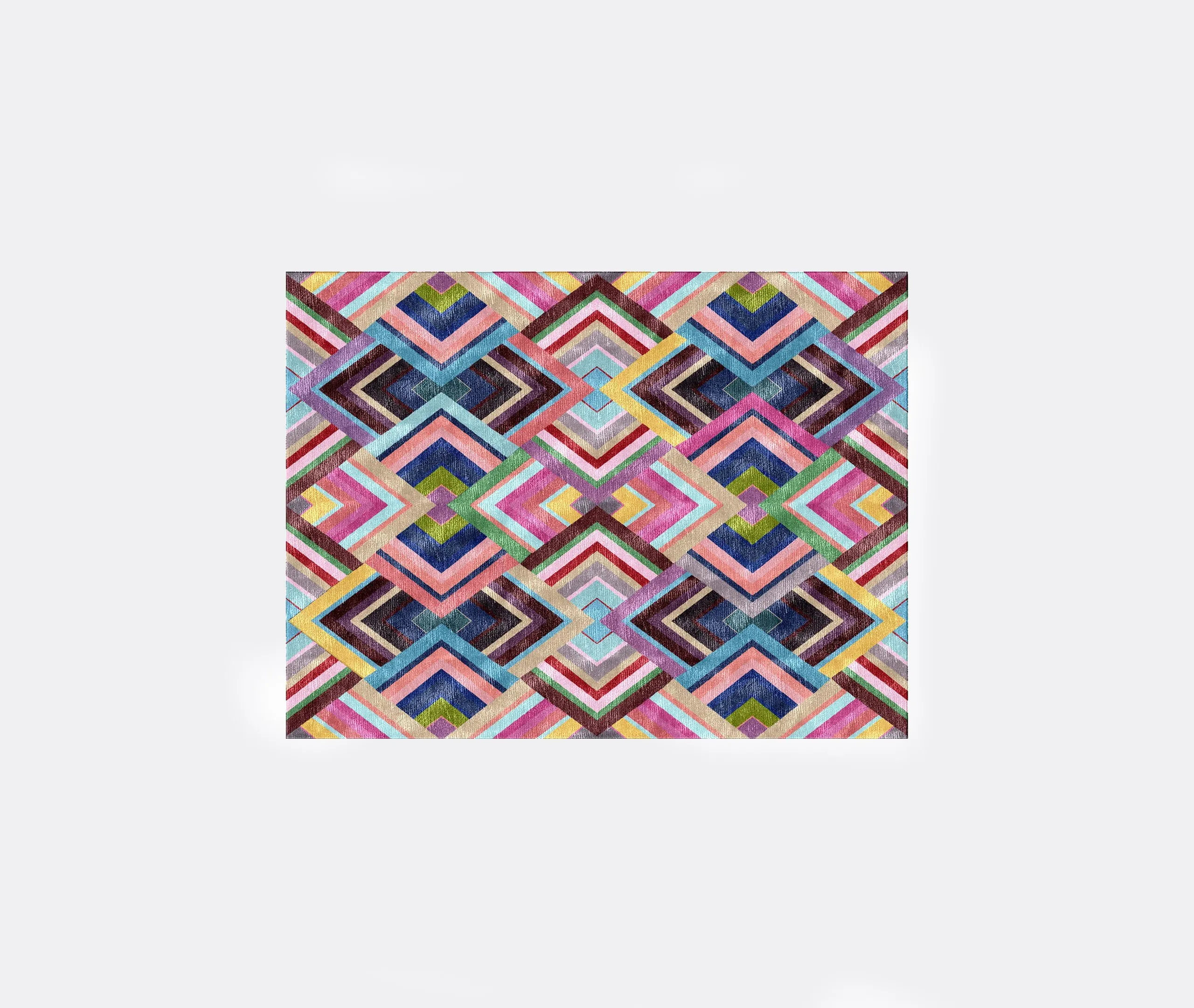 Woodstock Rug - Multicolour, Pure Silk